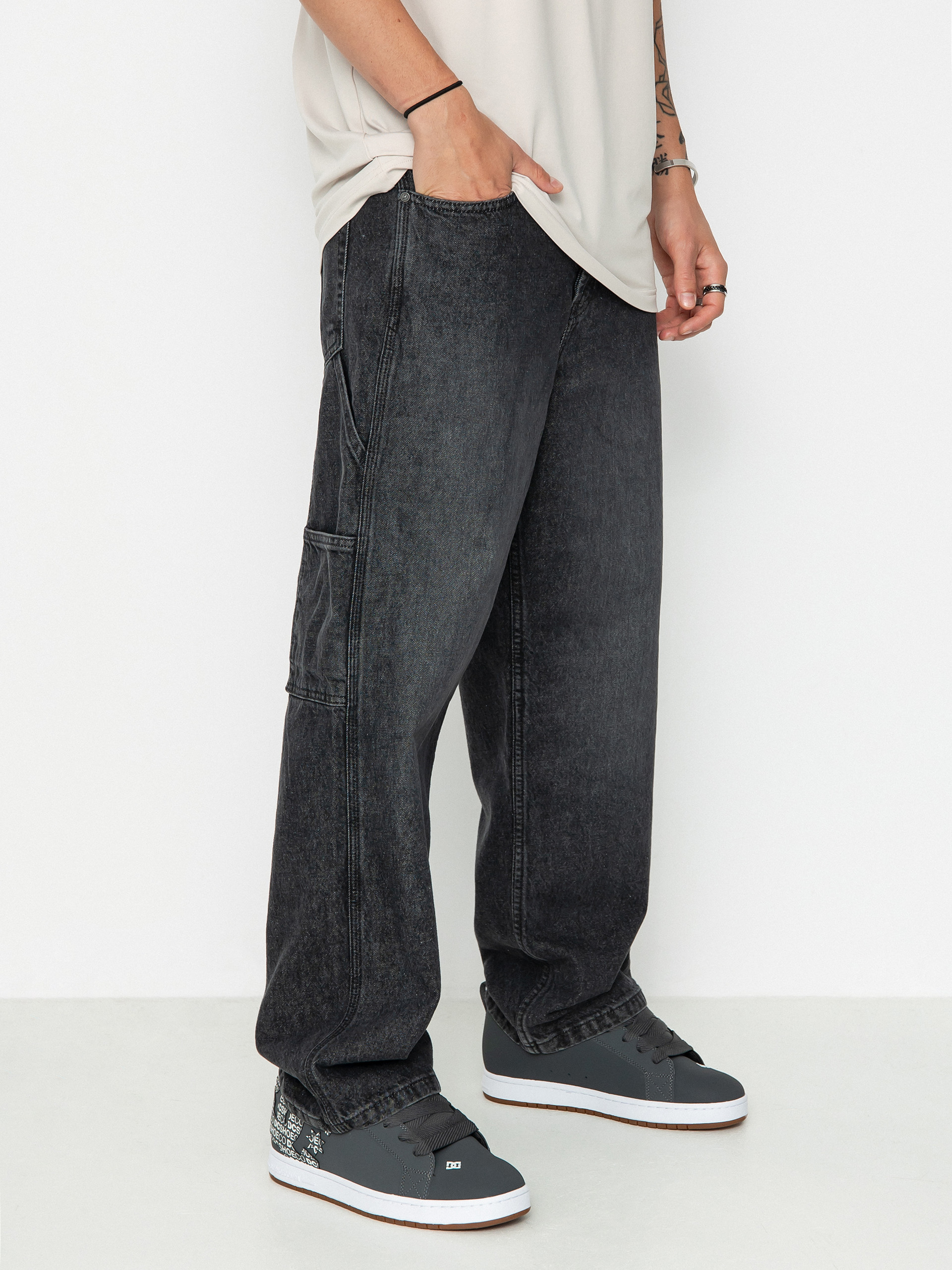 DC Worker Baggy Pants (black denim)