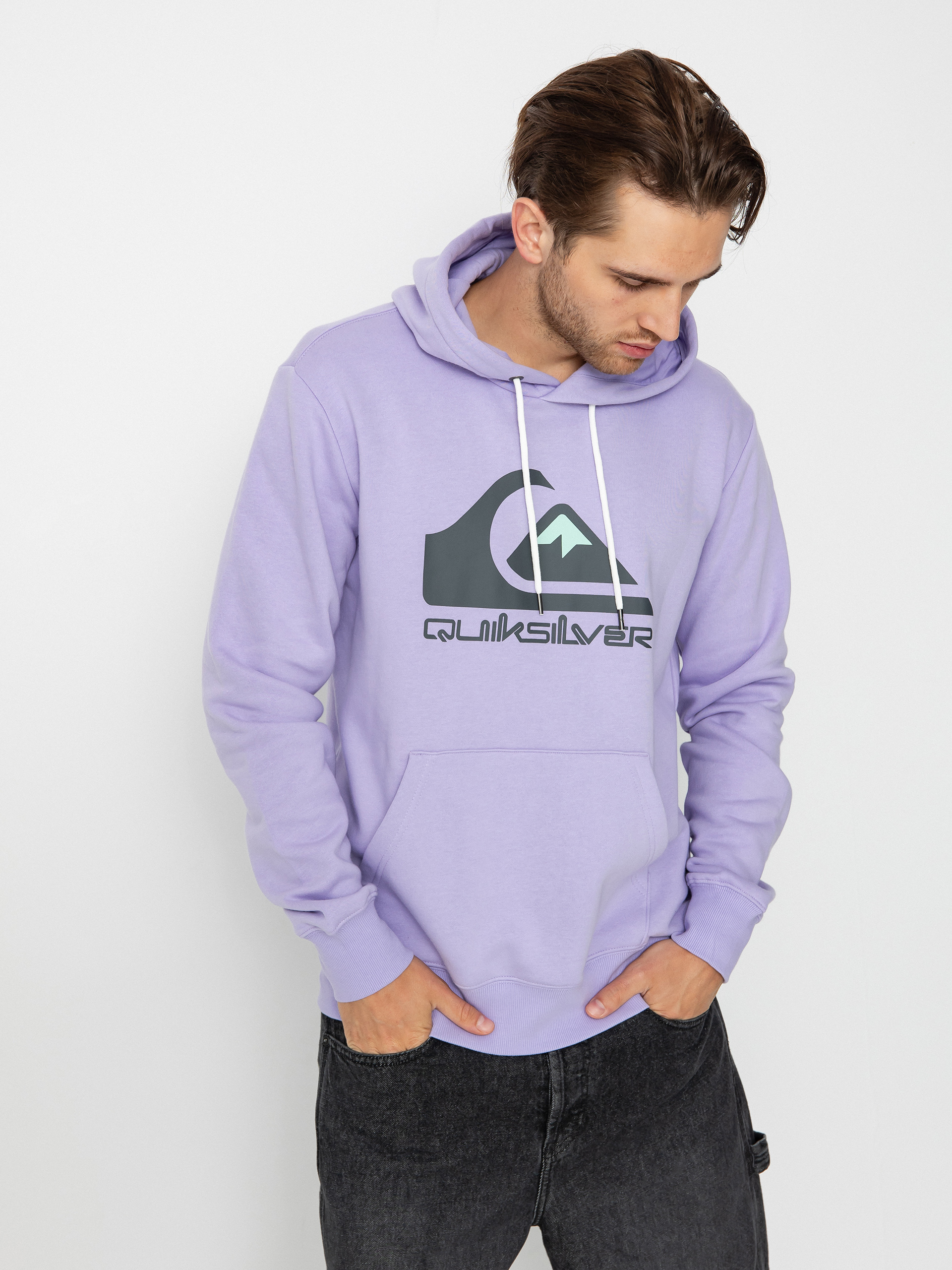 Quiksilver Big Logo HD Hoodie (purple rose)