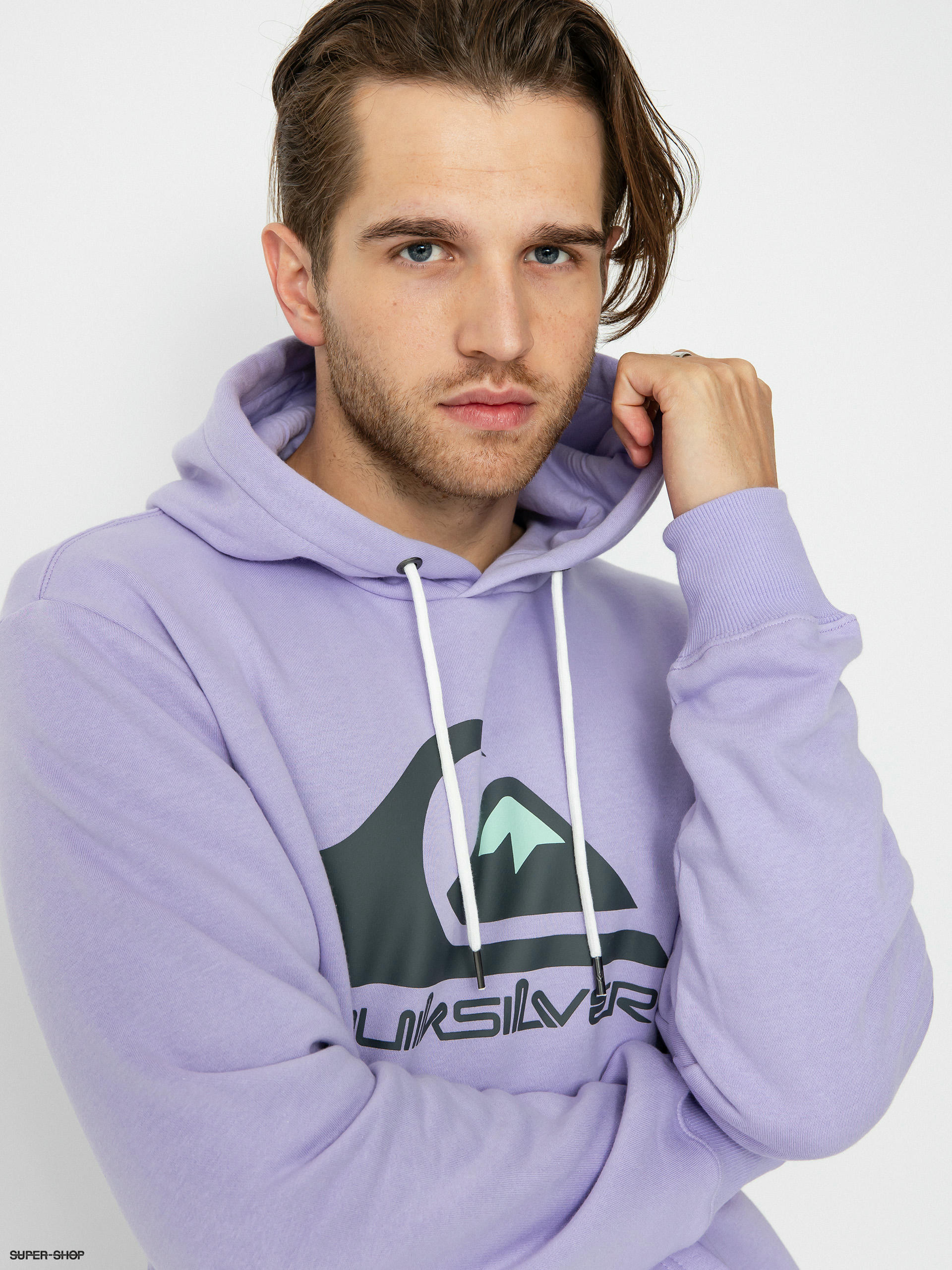 Quiksilver Big Logo HD Hoodie (purple rose)