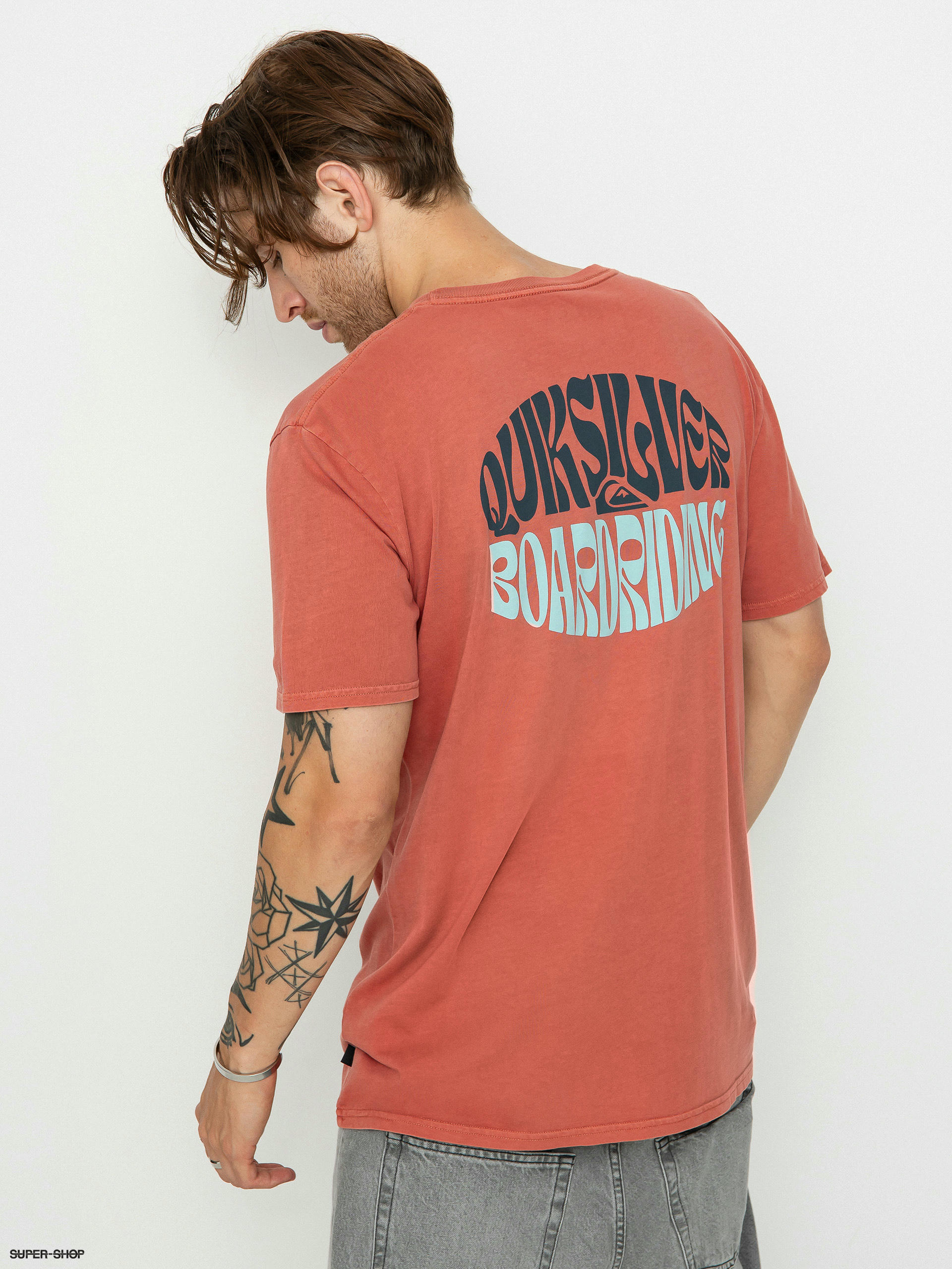 Stussy T-shirt Stock Mask (dark red)