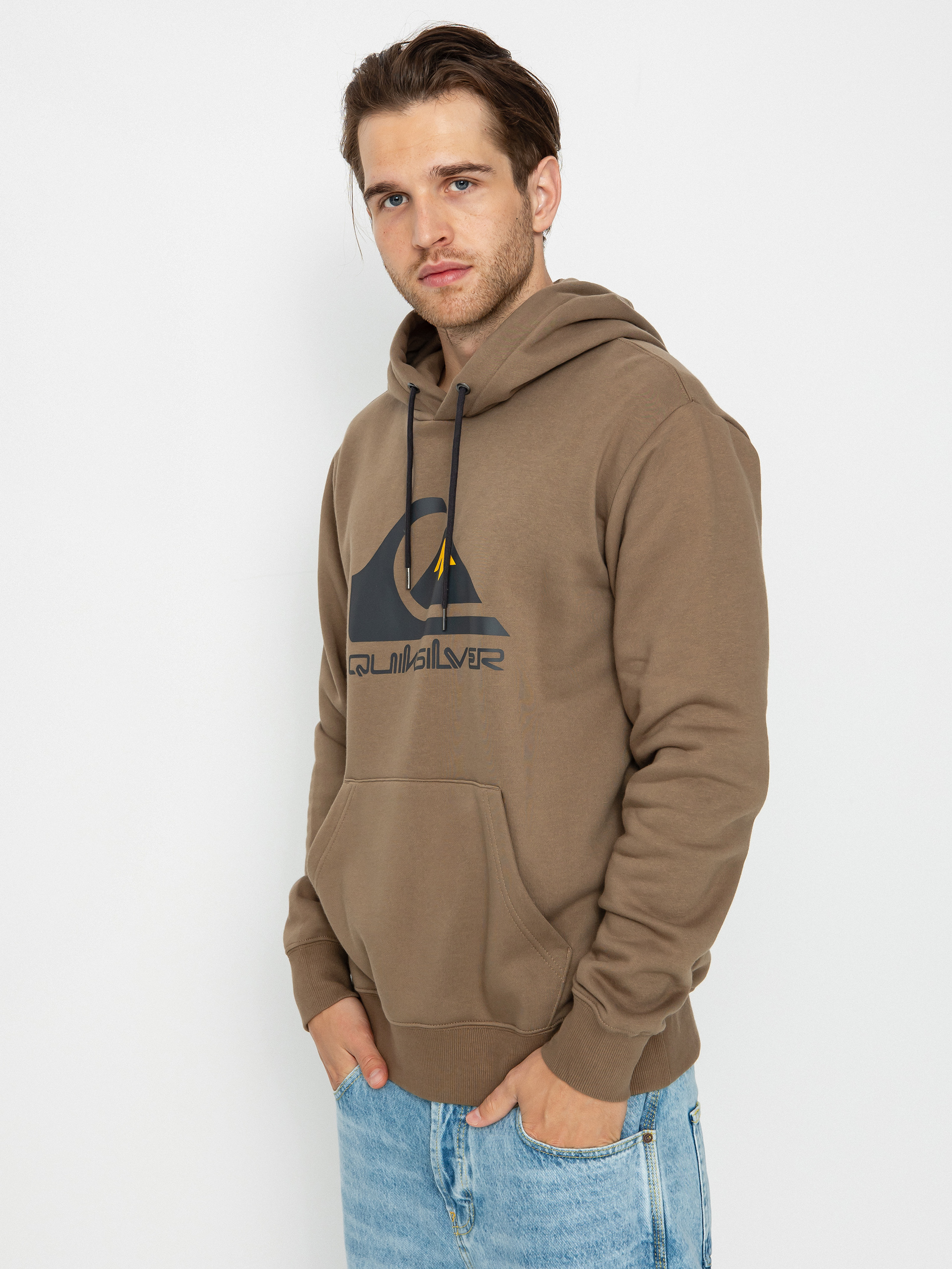 Quiksilver Big Logo HD Hoodie (fossil)