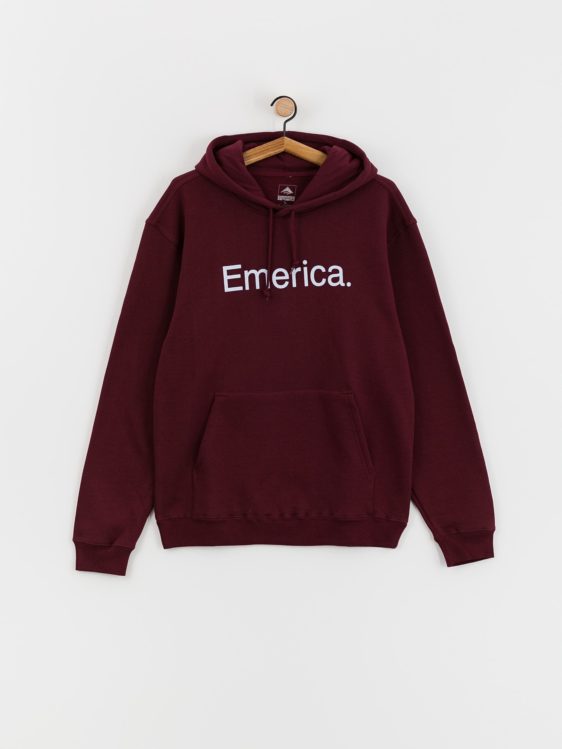 Emerica Pure Logo HD Hoodie (burgundy)