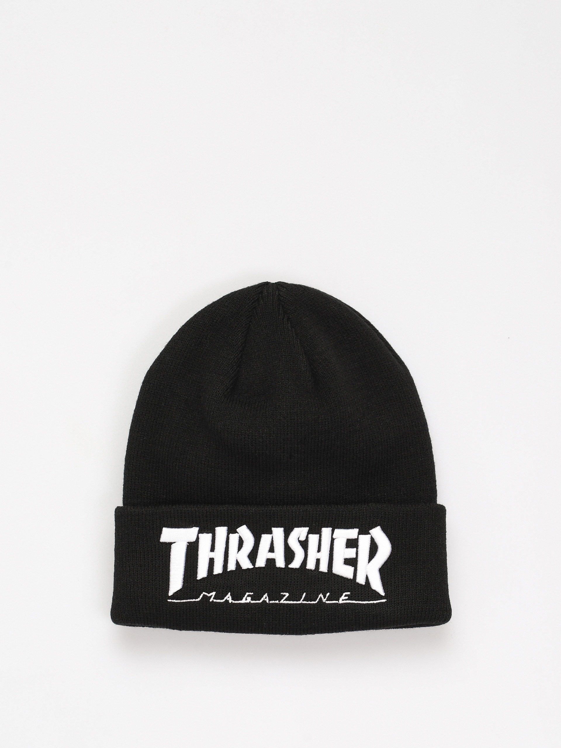 Thrasher Embroidered Logo Mütze (black/white)