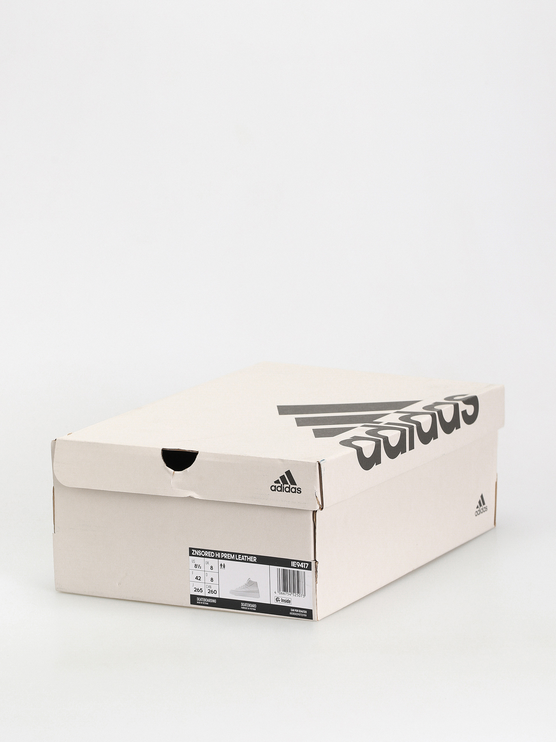 adidas Znsored Hi Prem Leather Shoes (ftwwht/ftwwht/ftwwht)