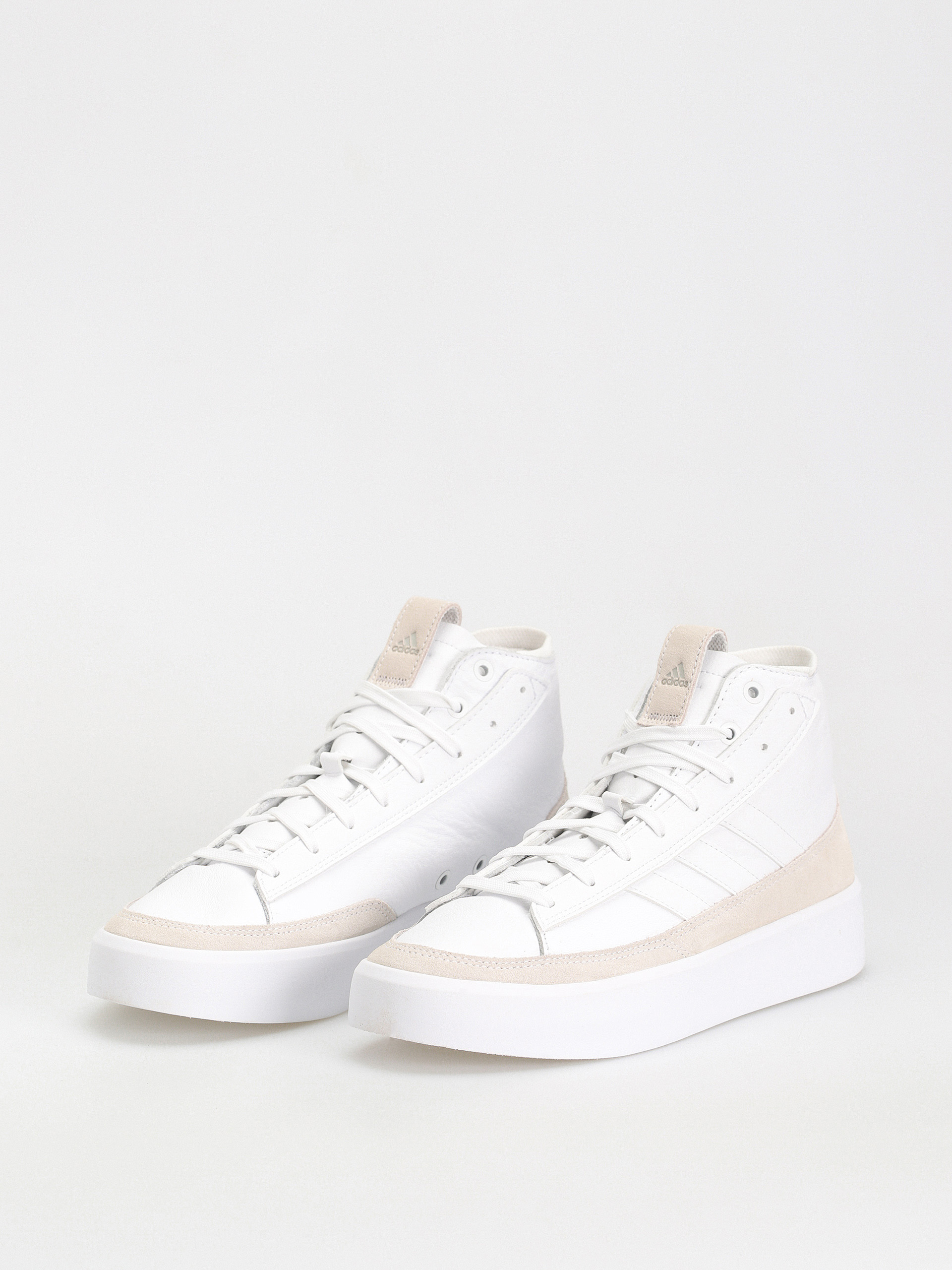 adidas Znsored Hi Prem Leather Shoes (ftwwht/ftwwht/ftwwht)