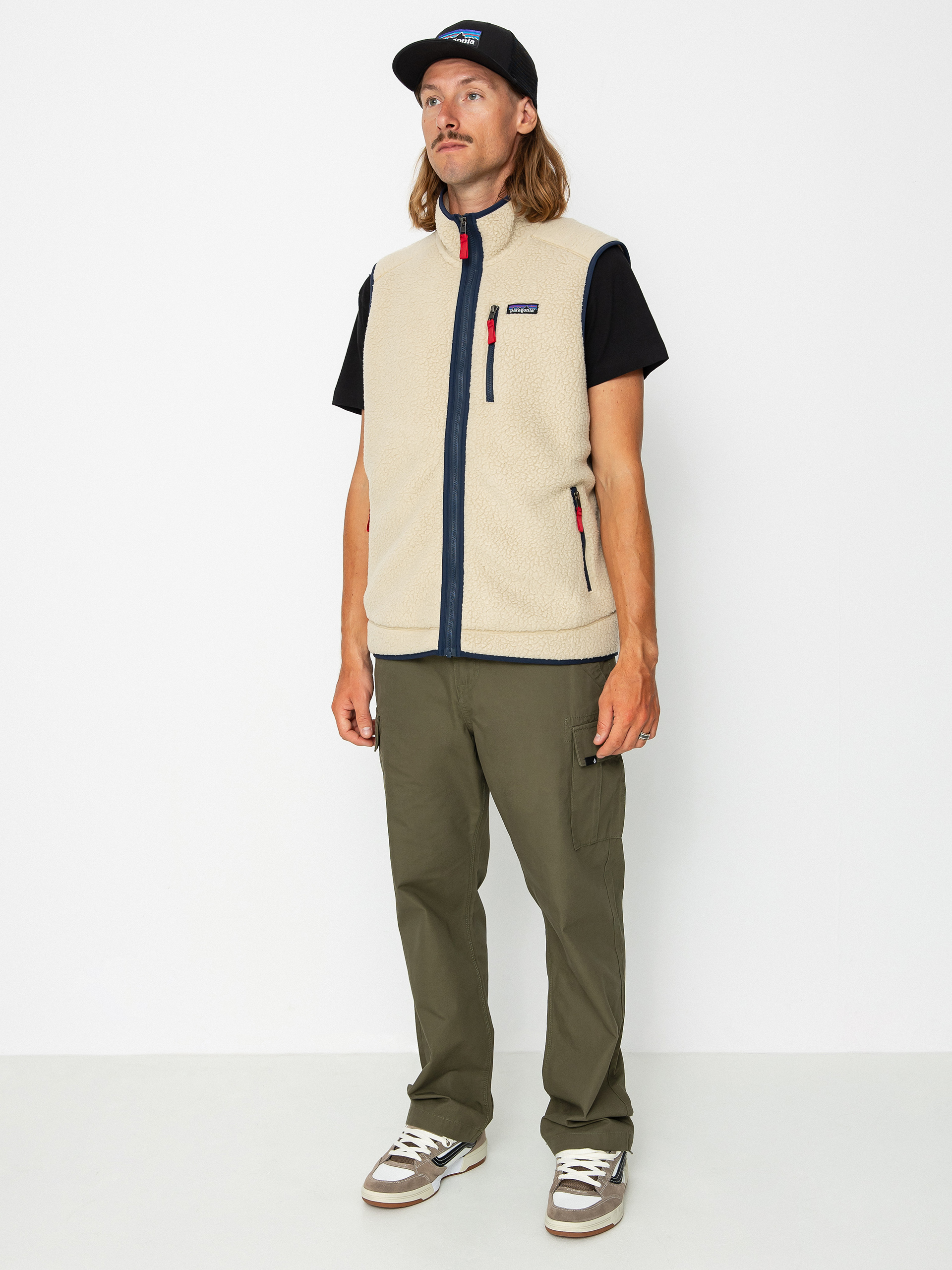 Patagonia Retro Pile Vest (el cap khaki)