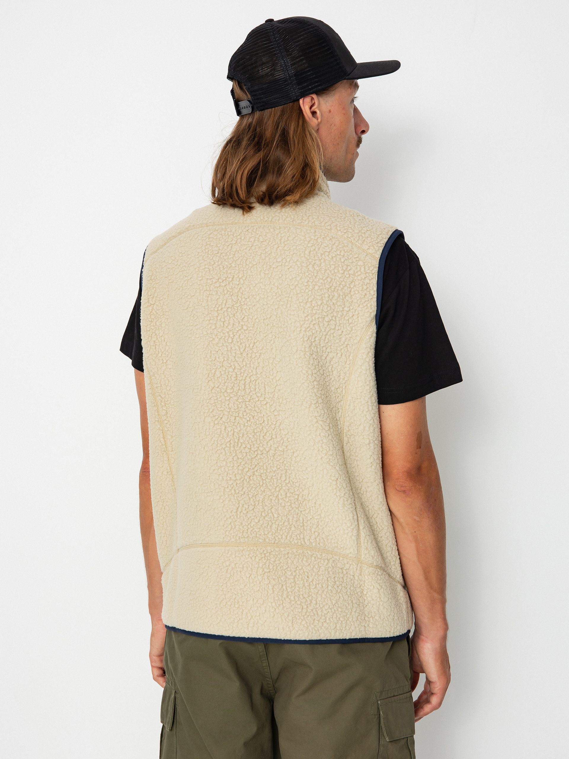 Patagonia Retro Pile Vest beige el cap khaki