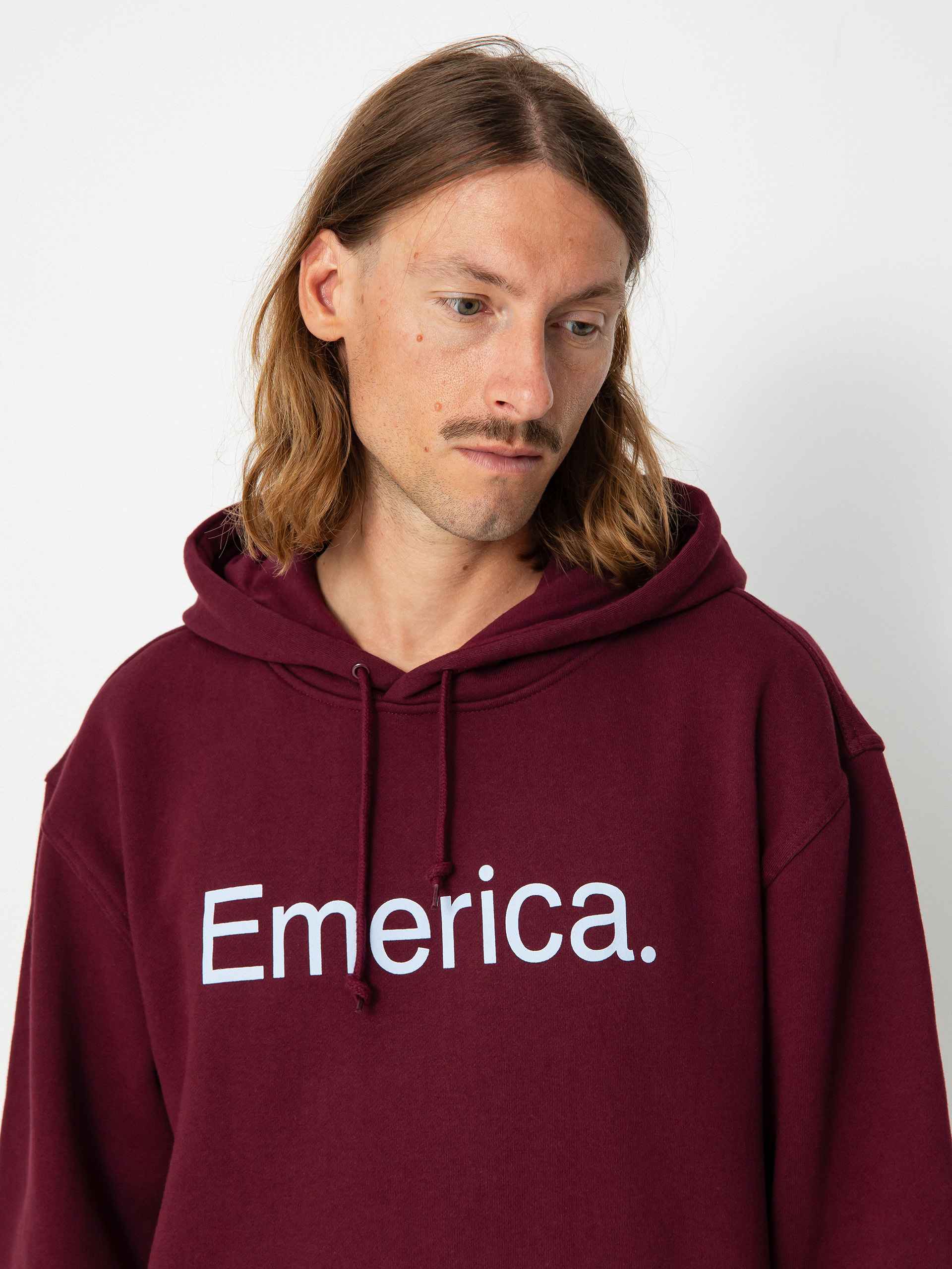 Emerica Pure Logo HD Hoodie (burgundy)