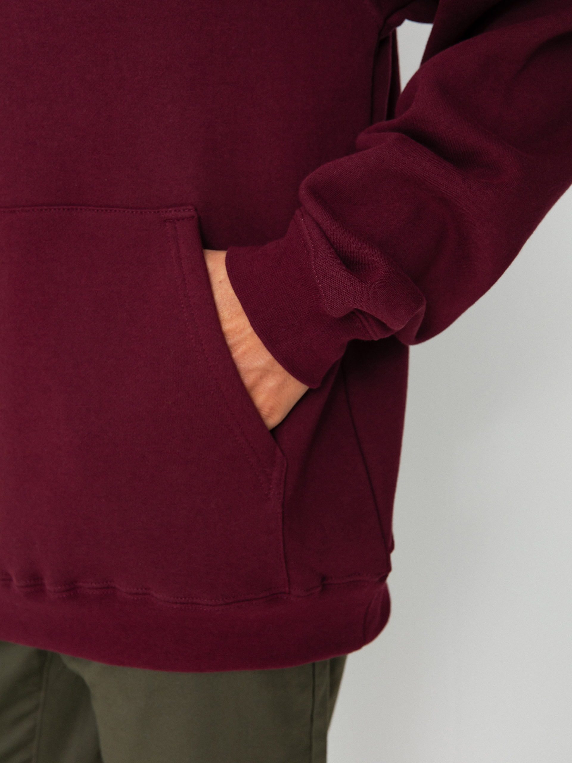 Emerica Pure Logo HD Hoodie (burgundy)