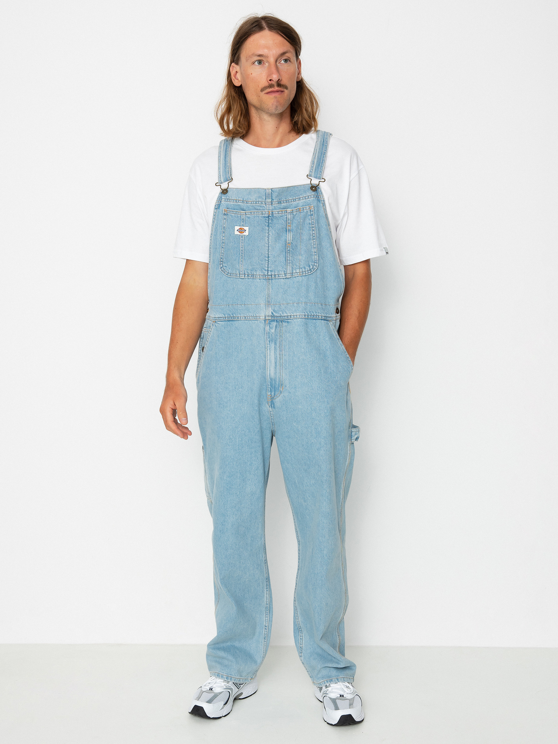 Dickies Classic Denm Bib Hose (vntg blue)