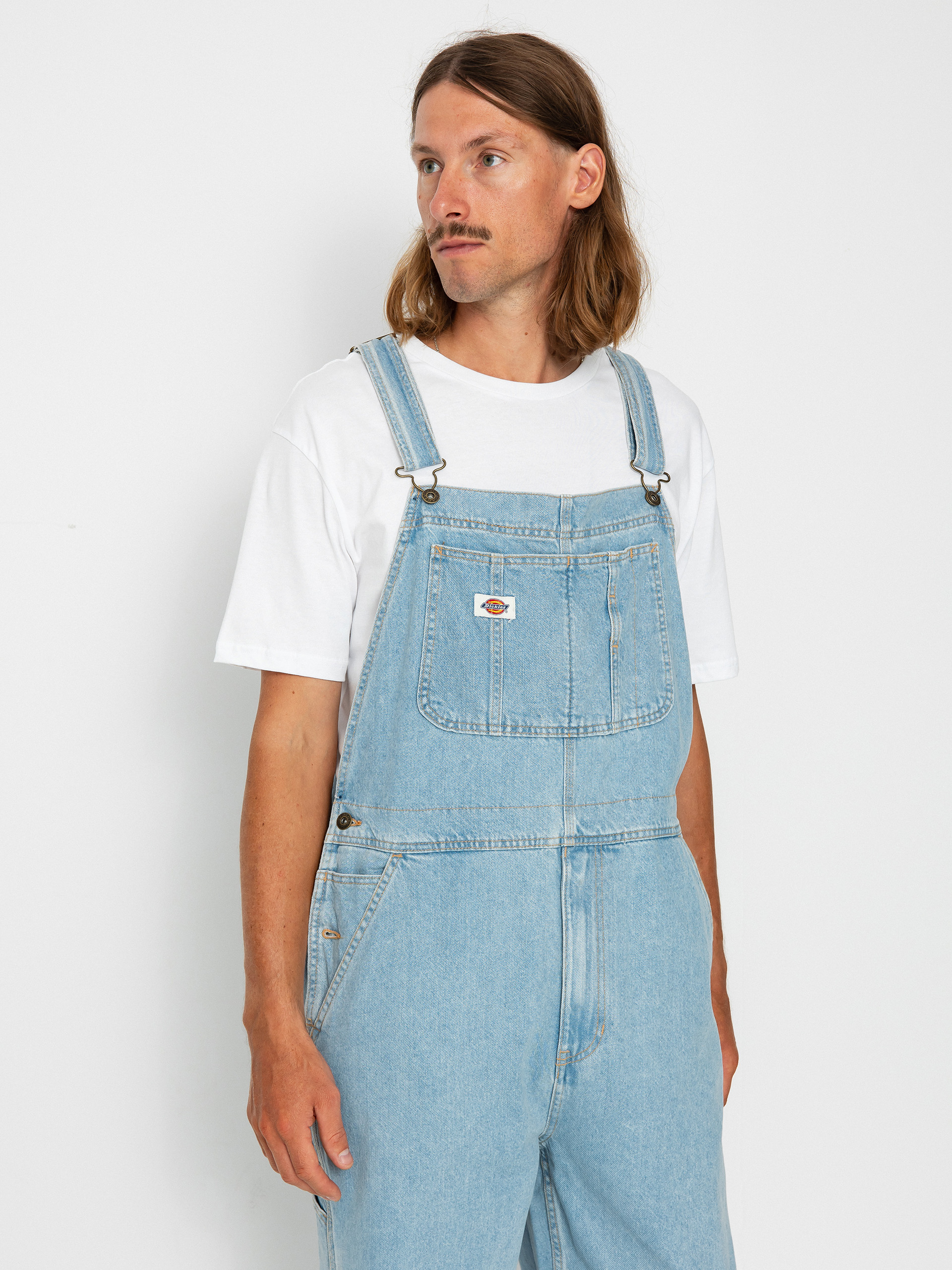 Dickies Classic Denm Bib Pants (vntg blue)