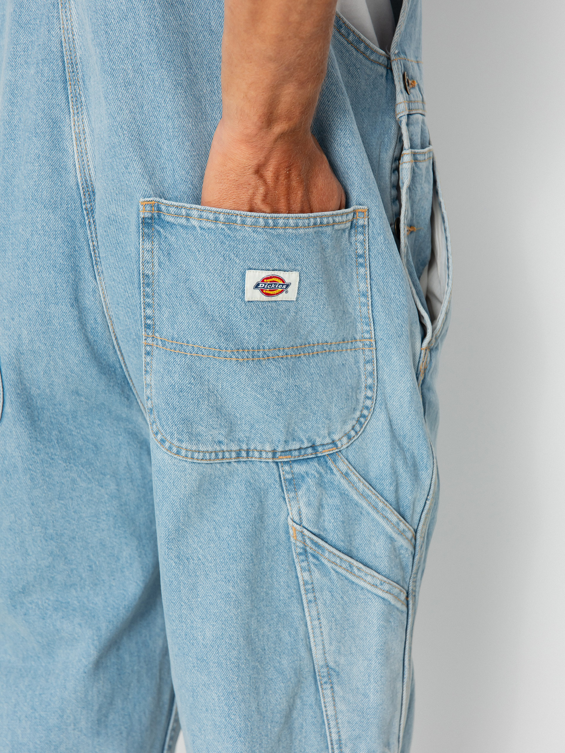 Dickies Classic Denm Bib Pants (vntg blue)