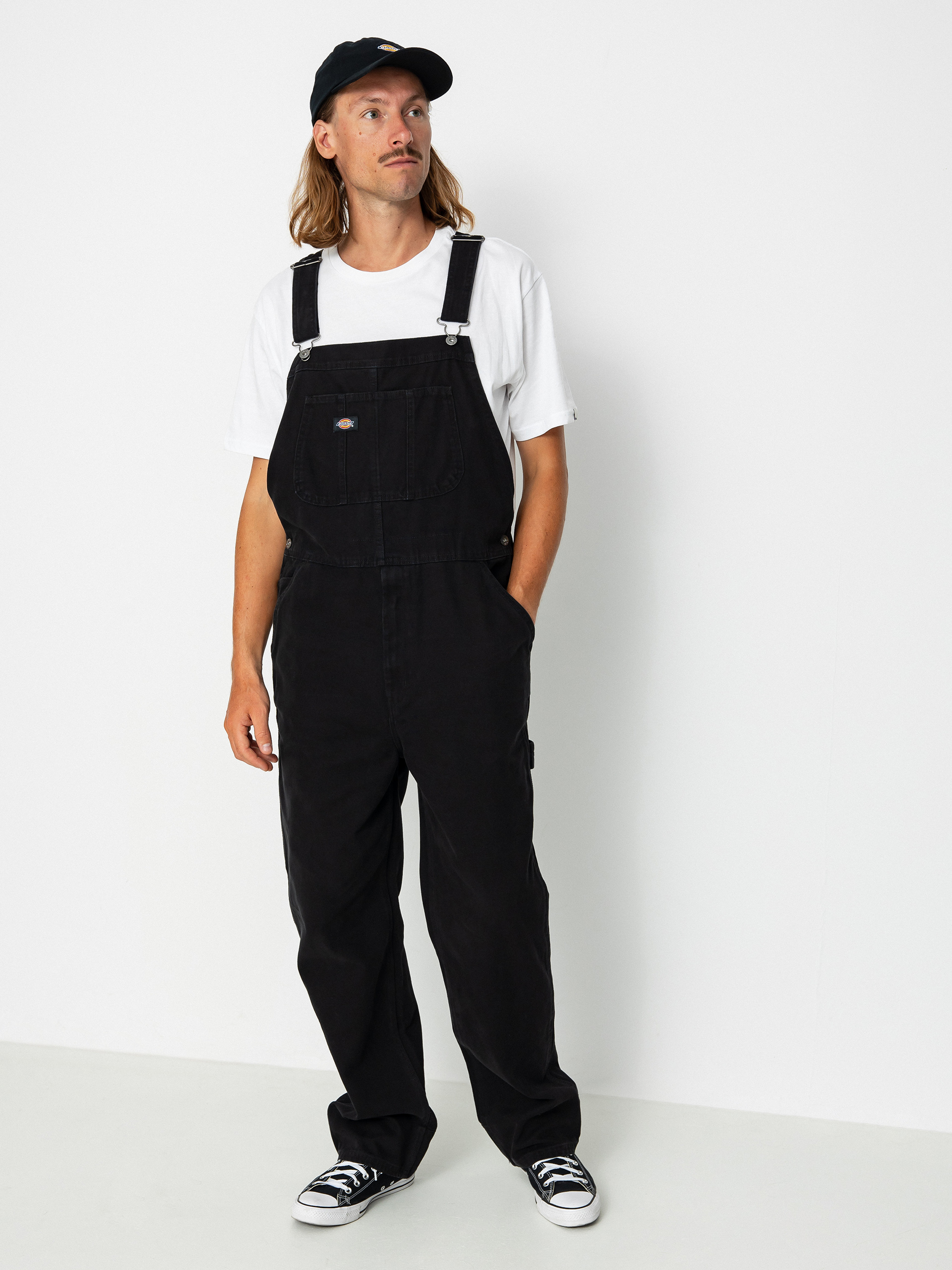 Dickies Duck Canvas Bib Pants black (sw black)