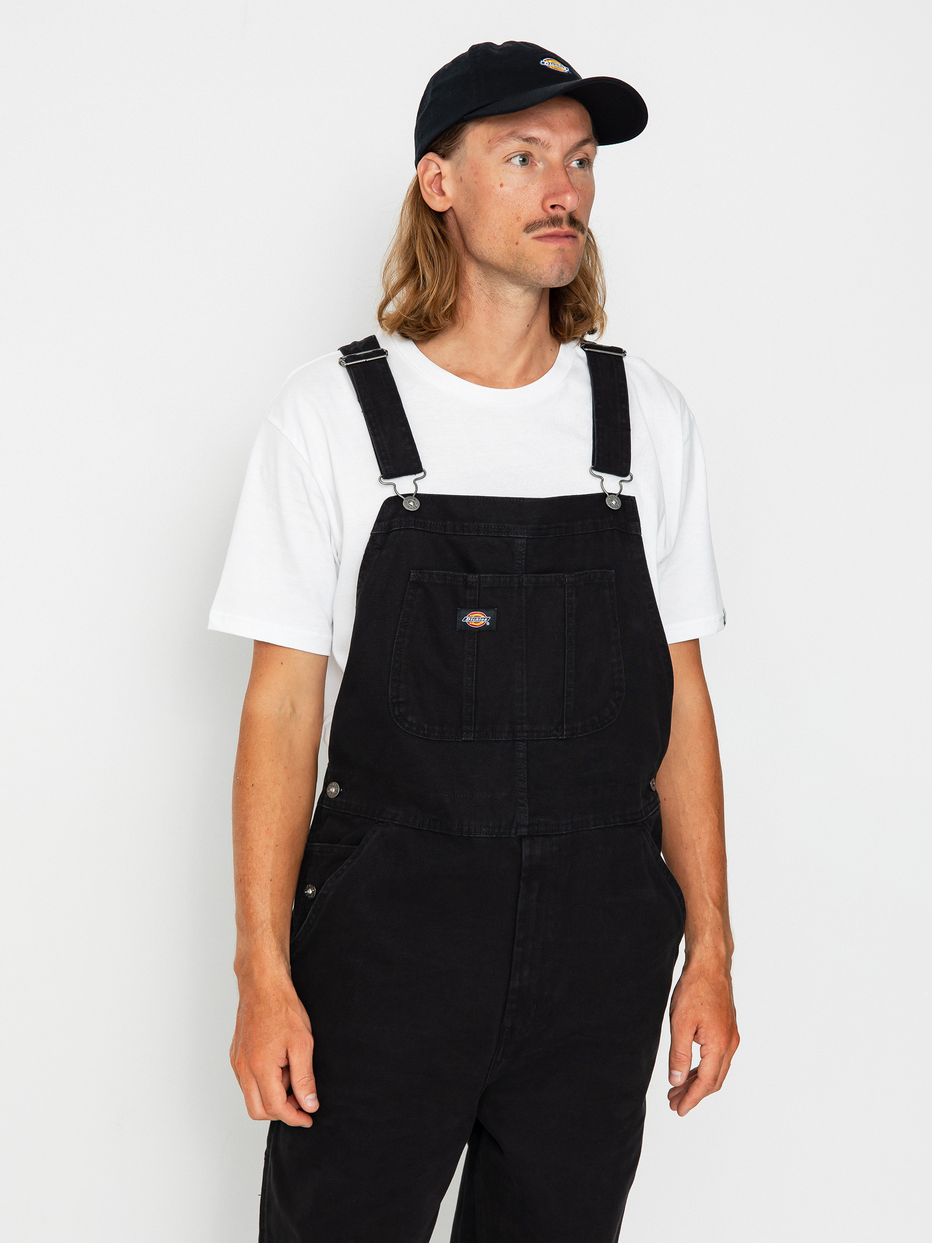 Dickies Duck Canvas Bib Pants (sw black)