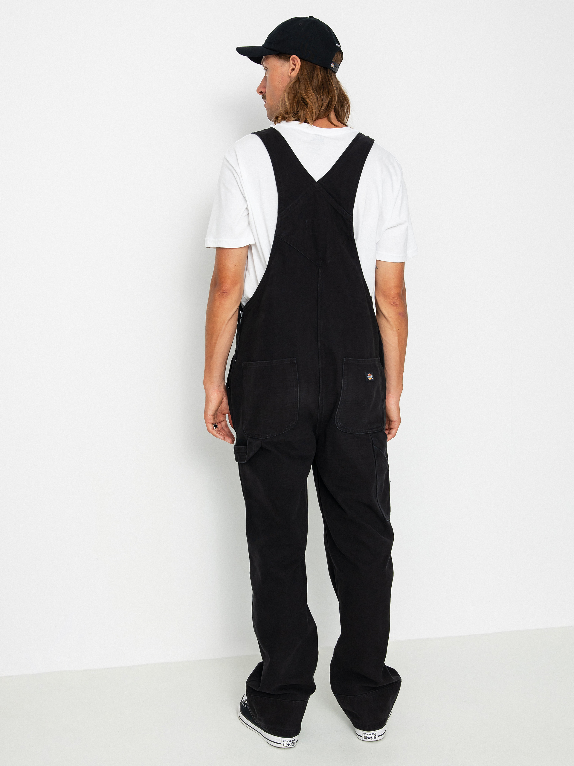 Dickies Duck Canvas Bib Pants (sw black)