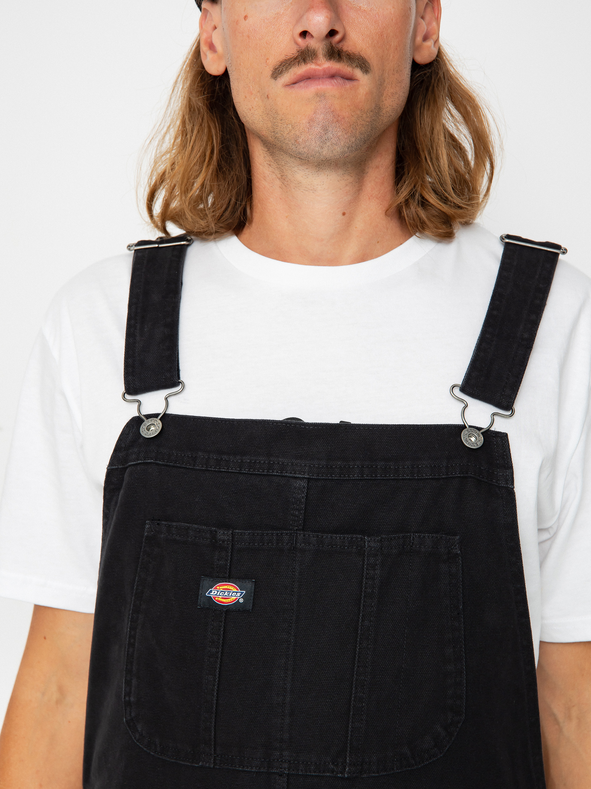 Dickies Duck Canvas Bib Pants (sw black)
