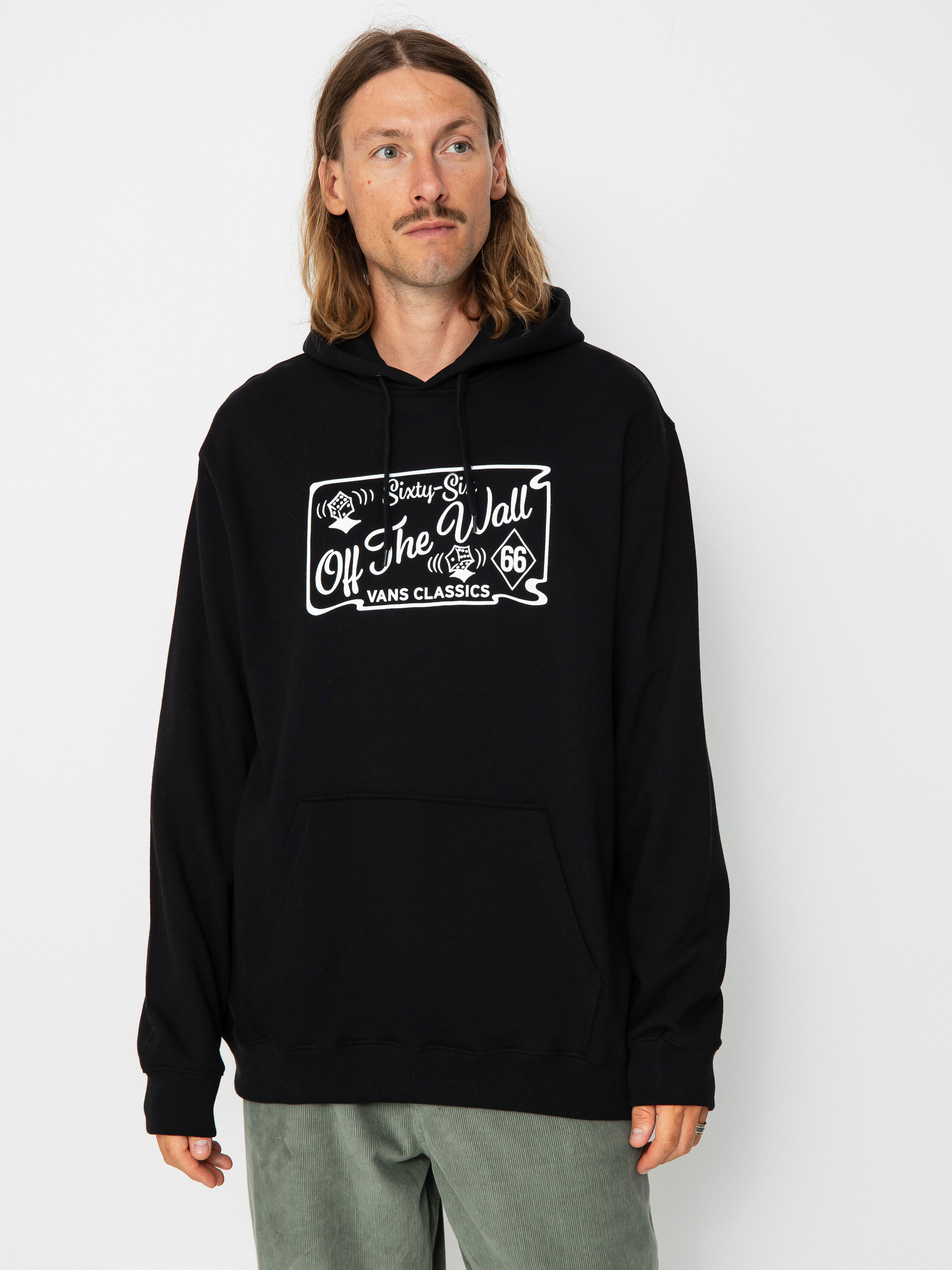 Vans off the wall hotsell hoodie black