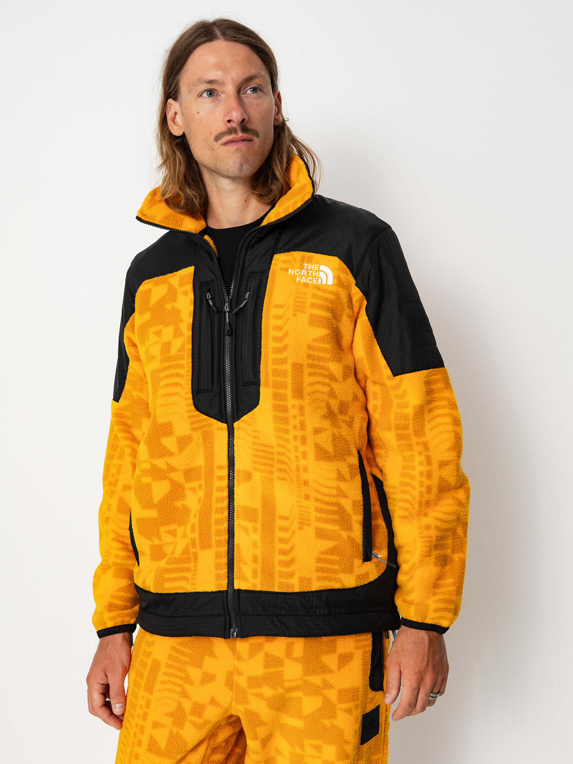 Mens The North Face Fleeski Y2K Fleece (summit gold irg gmt prt)