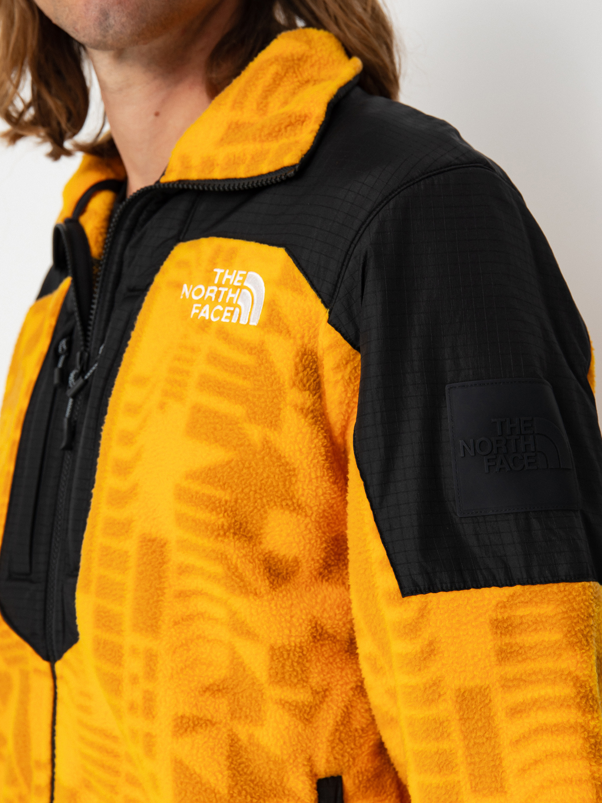 Mens The North Face Fleeski Y2K Fleece (summit gold irg gmt prt)