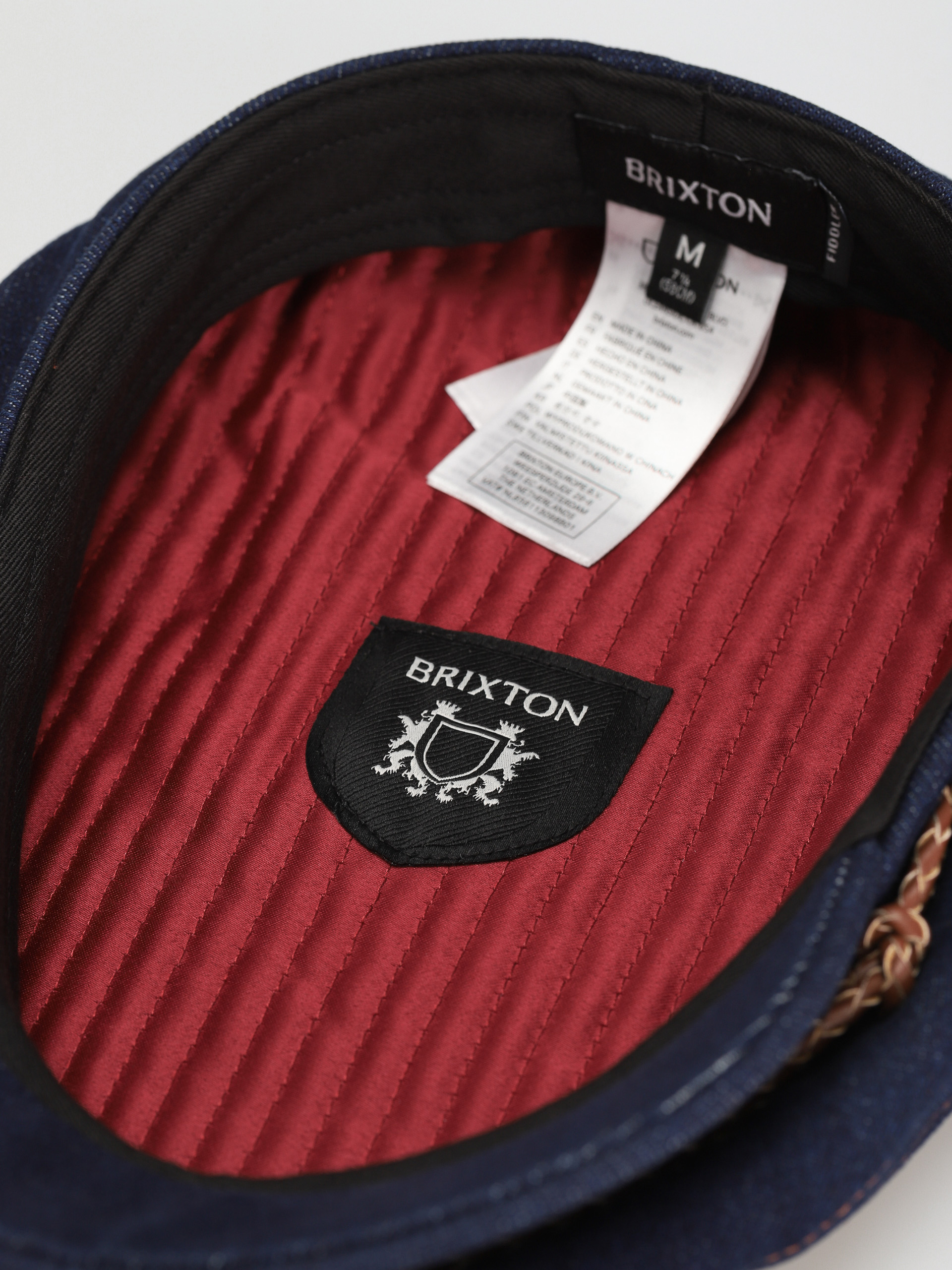 Brixton Fiddler Cap Flat cap (washed denim)