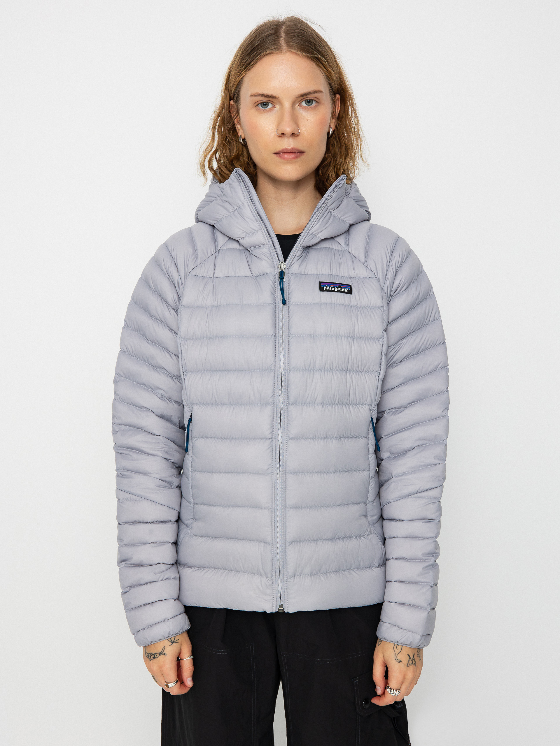 Patagonia Down Sweater Hoody Jacket Wmn - grey (herring grey)