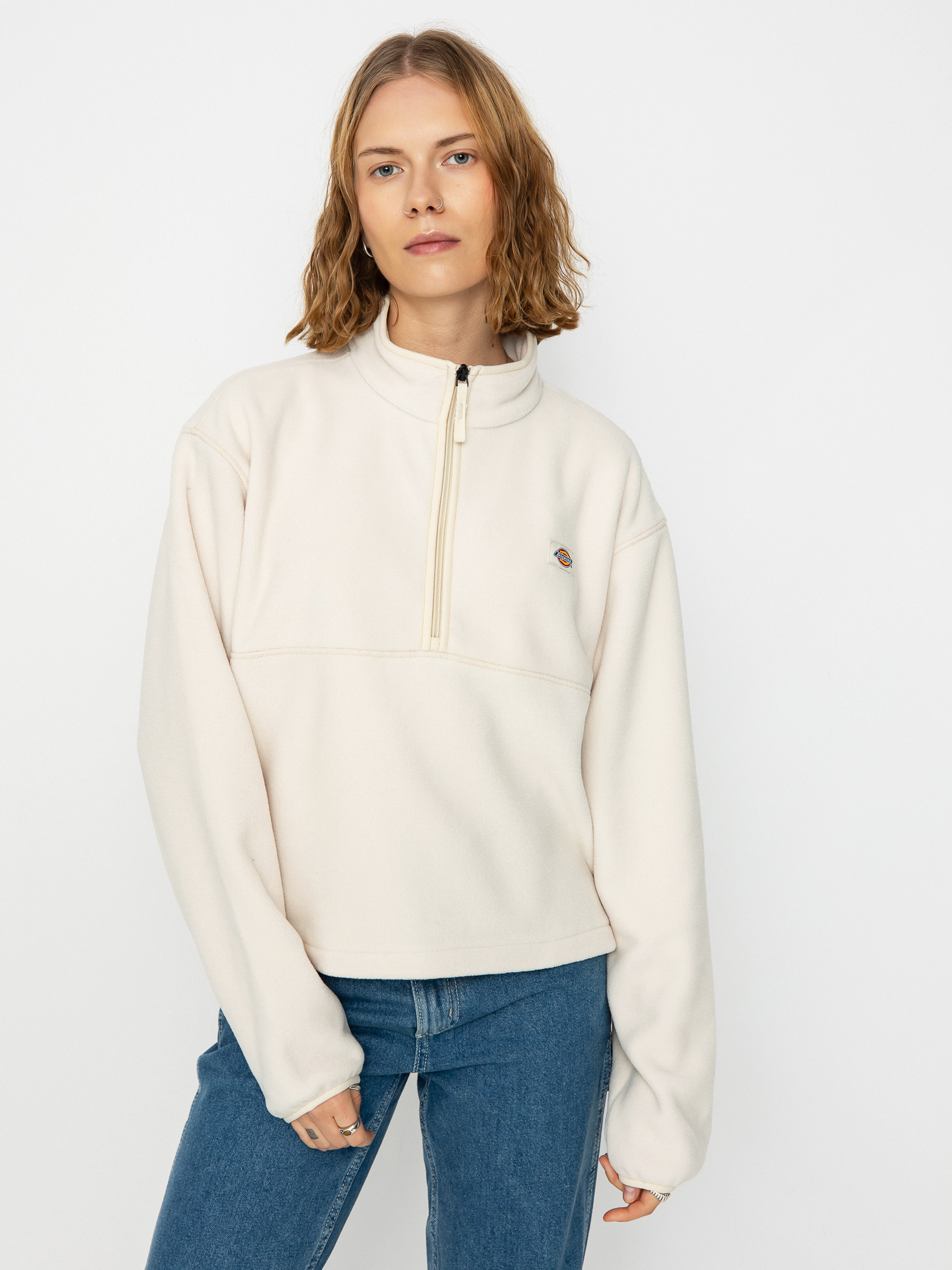 Damen Dickies Louisburg Fleece jacke (whitecap gray)