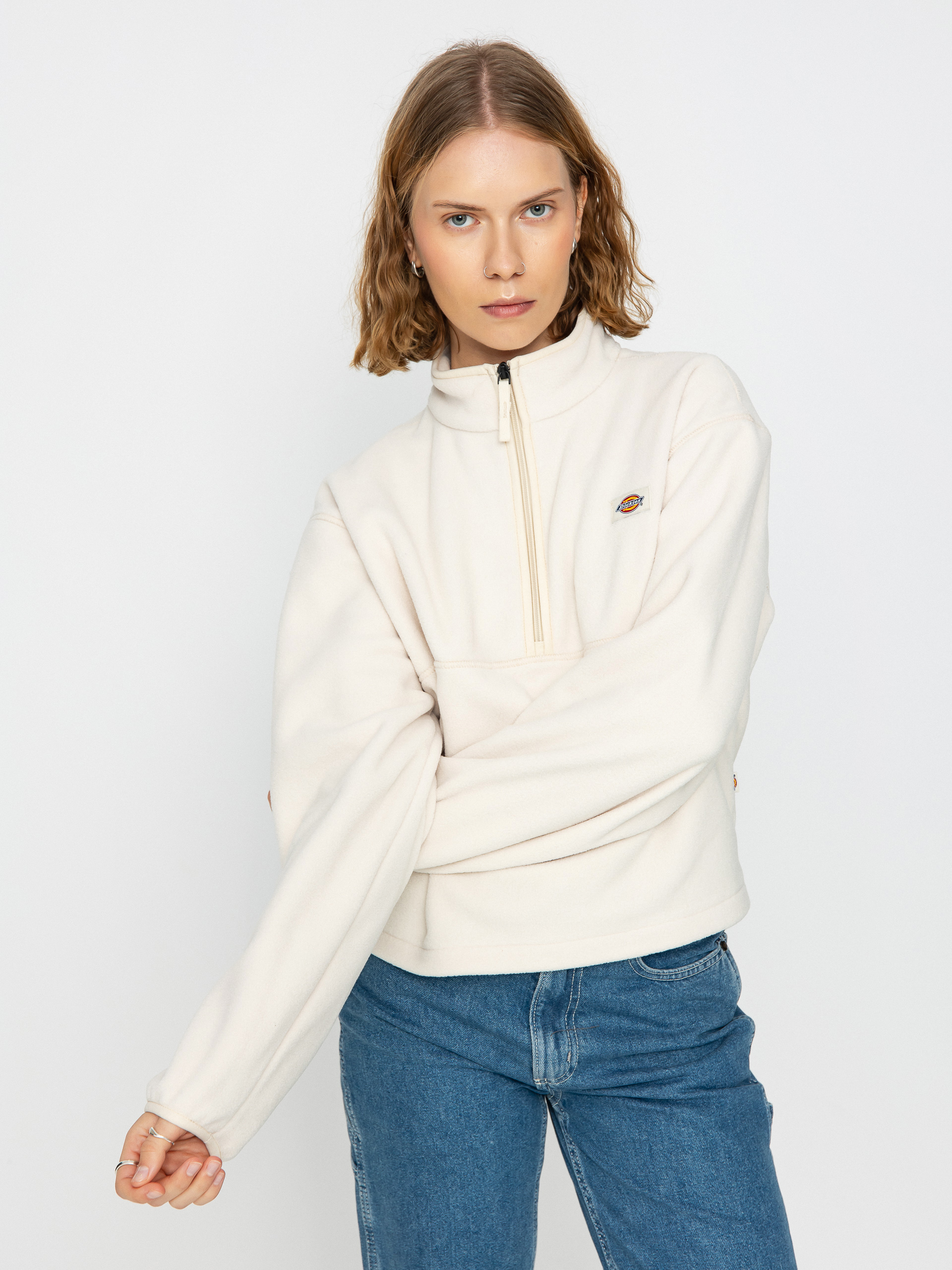 Damen Dickies Louisburg Fleece jacke (whitecap gray)