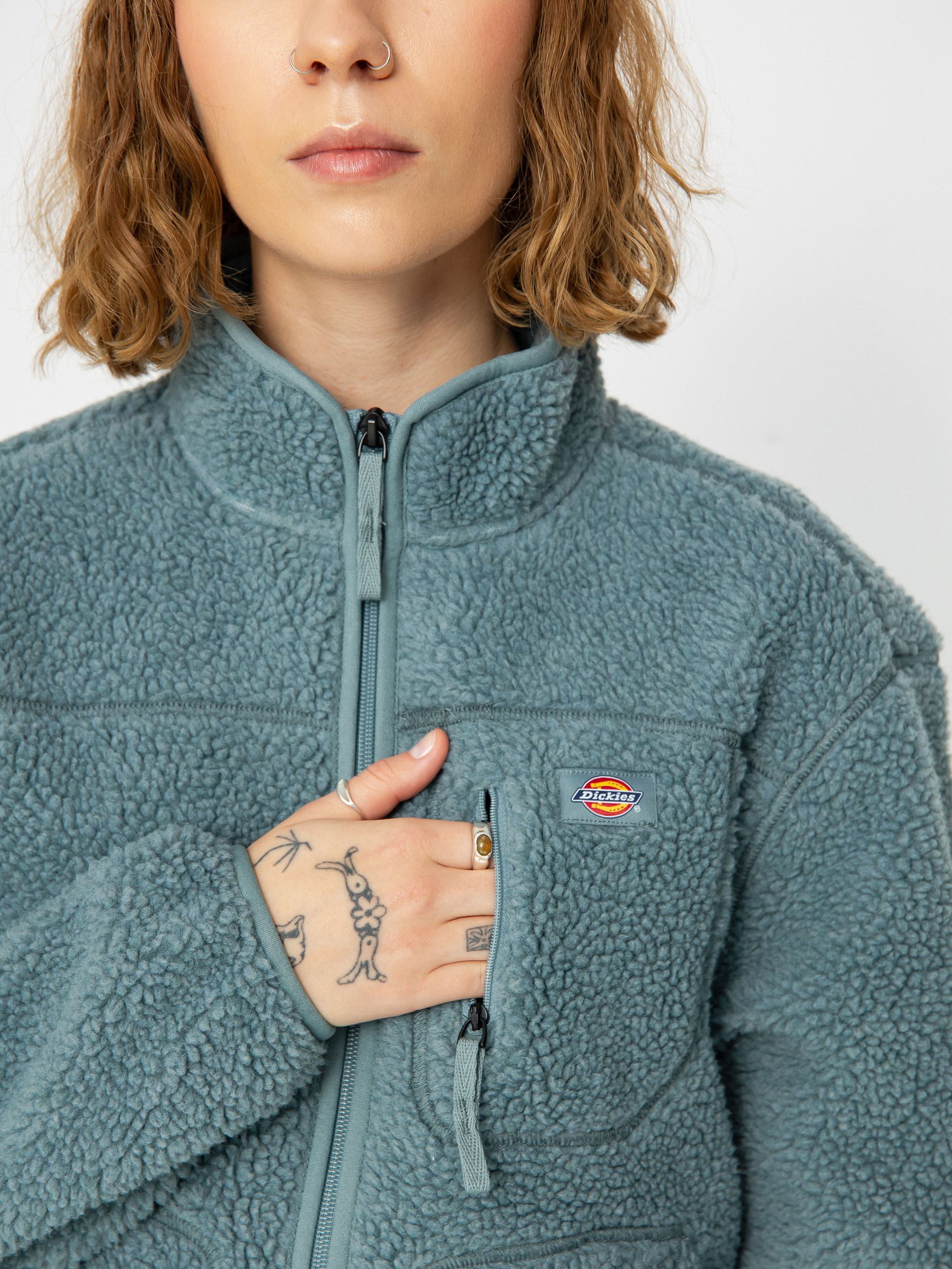 Damen Dickies Mount Hope Fleecejacke (trooper)