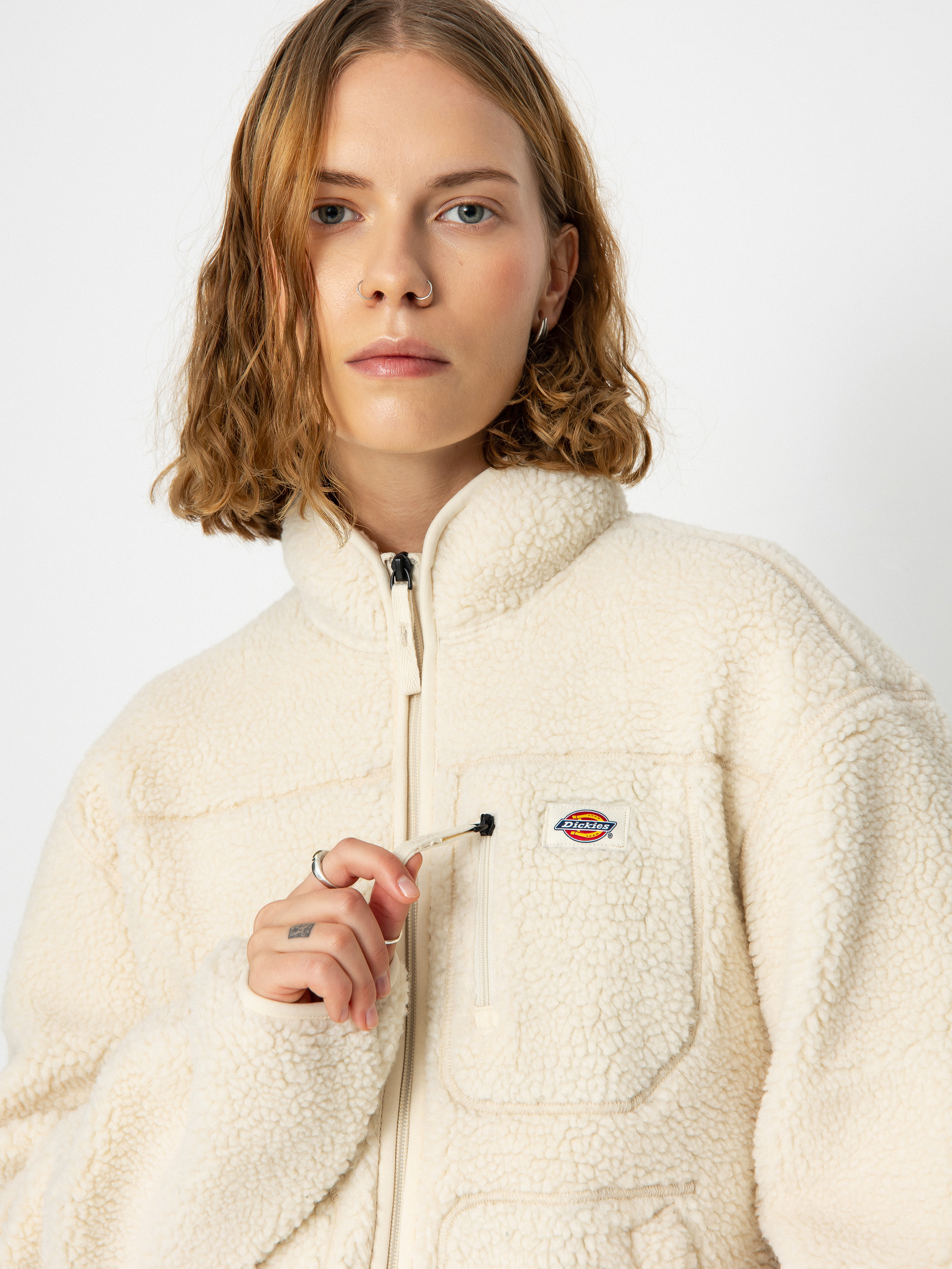Womens Dickies Mount Hope Fleece (whitecap gray)