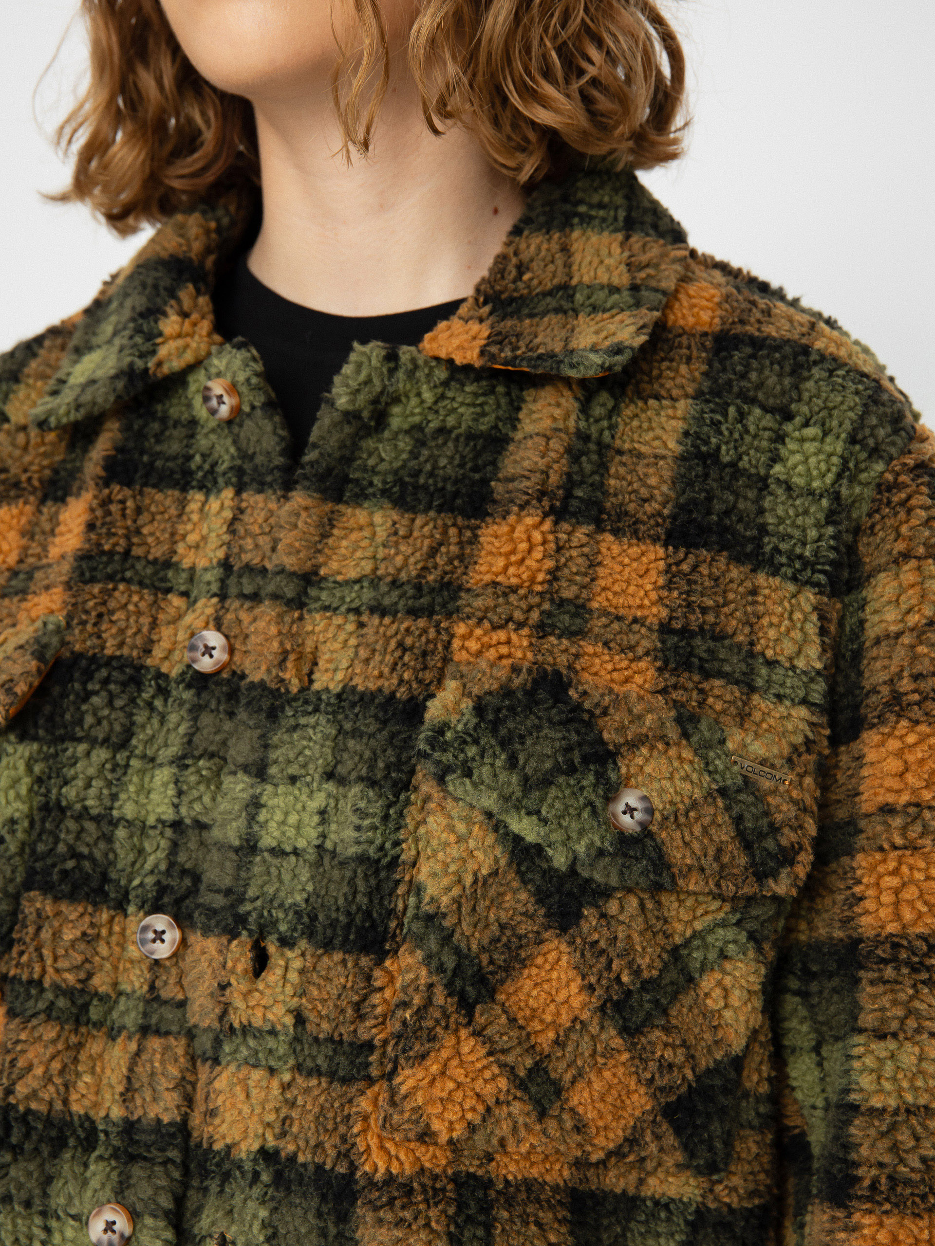 Volcom Silent Sherpa Jacke Wmn (bronze)