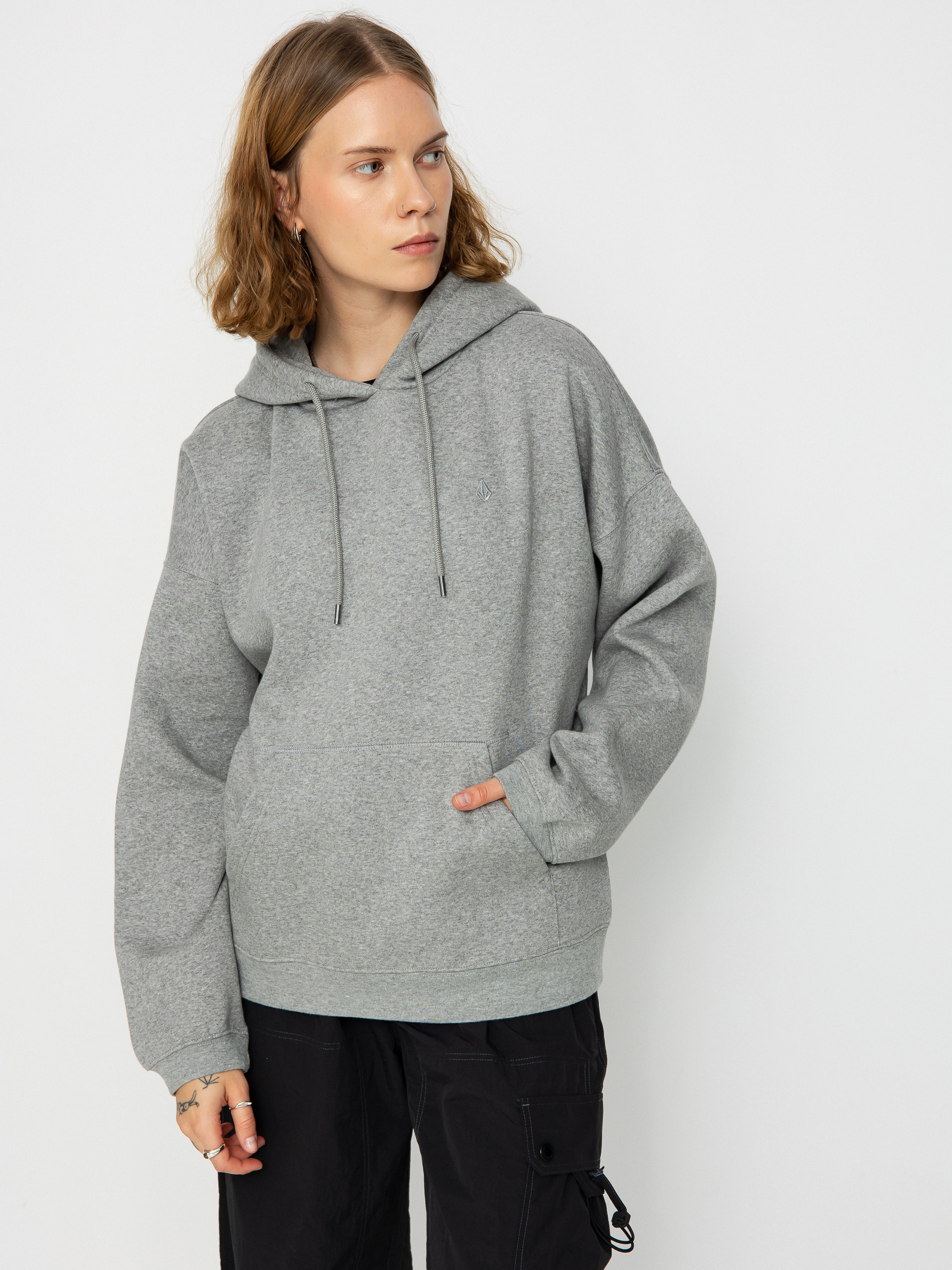 Volcom Stone Heart II HD Hoodie Wmn (heather grey)