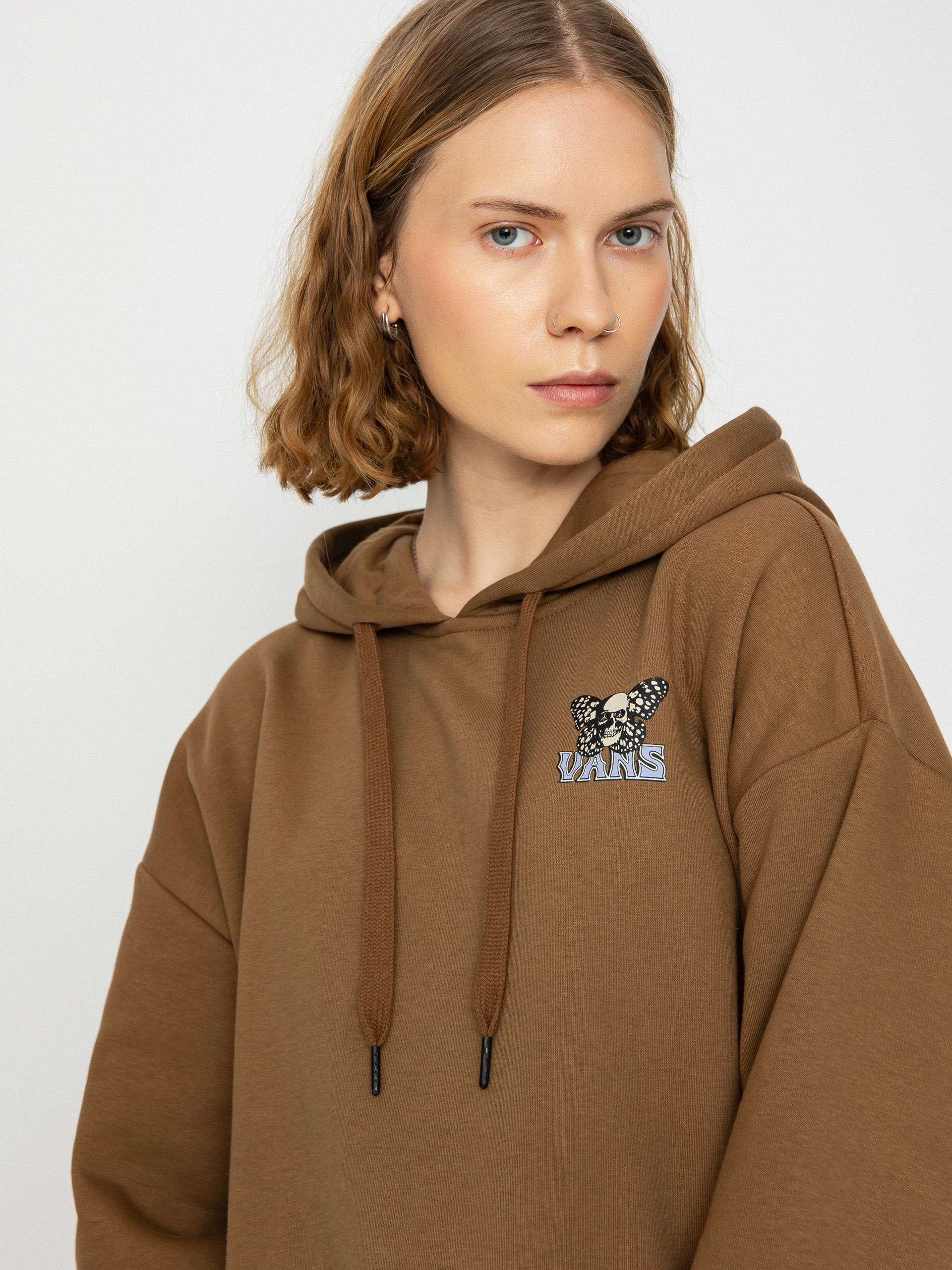 Vans Skullyfly Os HD Hoodie Wmn (music academy sepia)