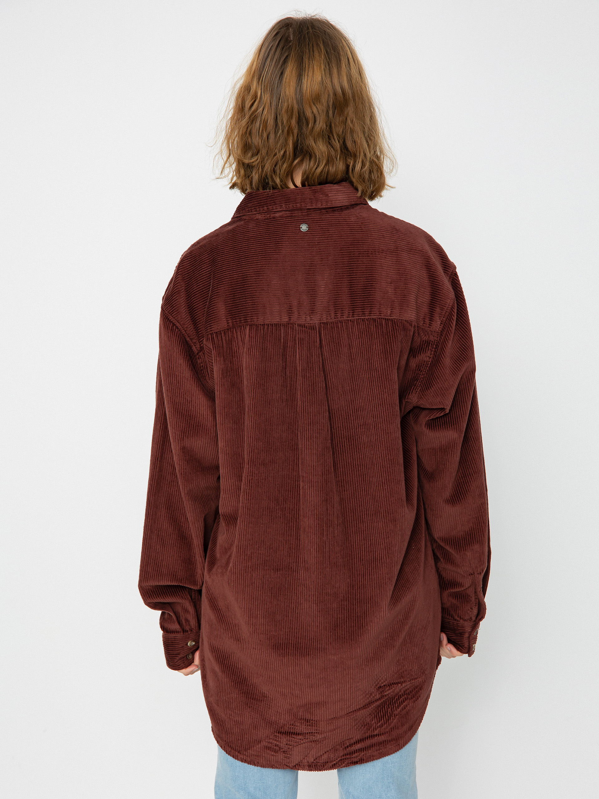 Roxy Let It Go Cord Shirt Wmn (chocolate)