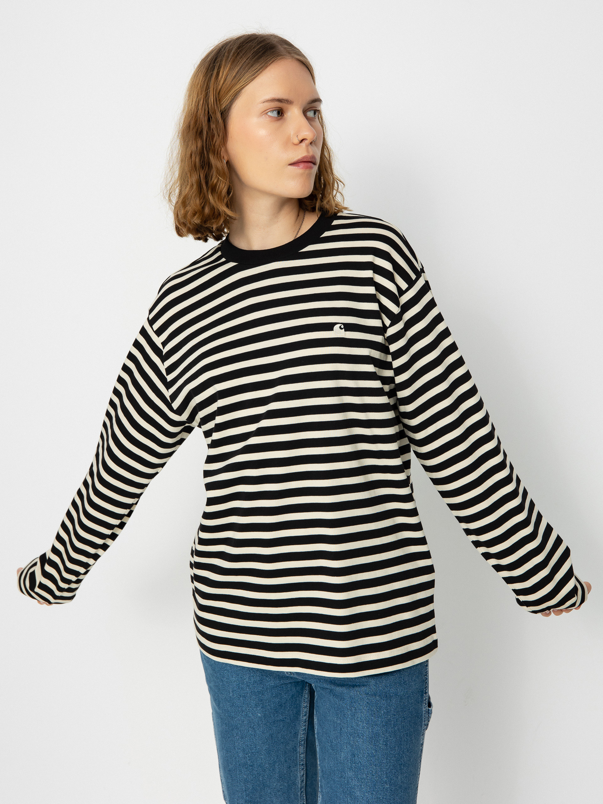 Carhartt striped outlet long sleeve