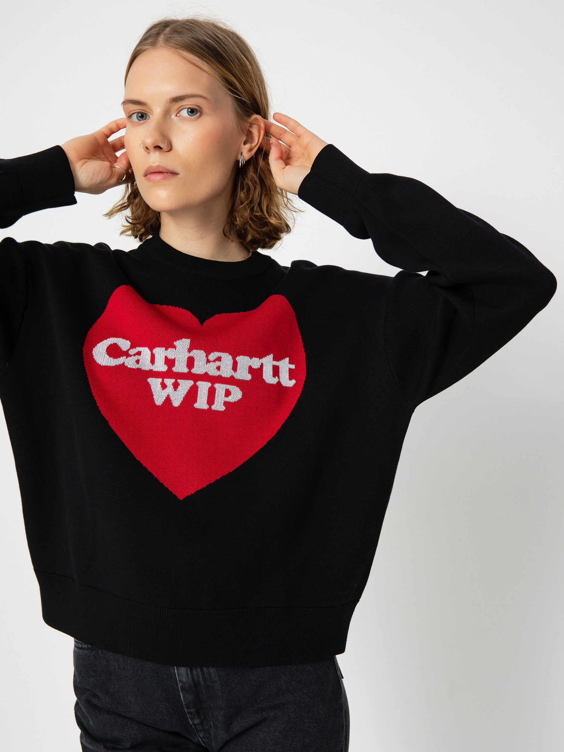 Carhartt WIP Heart Sweater Wmn - black (black)