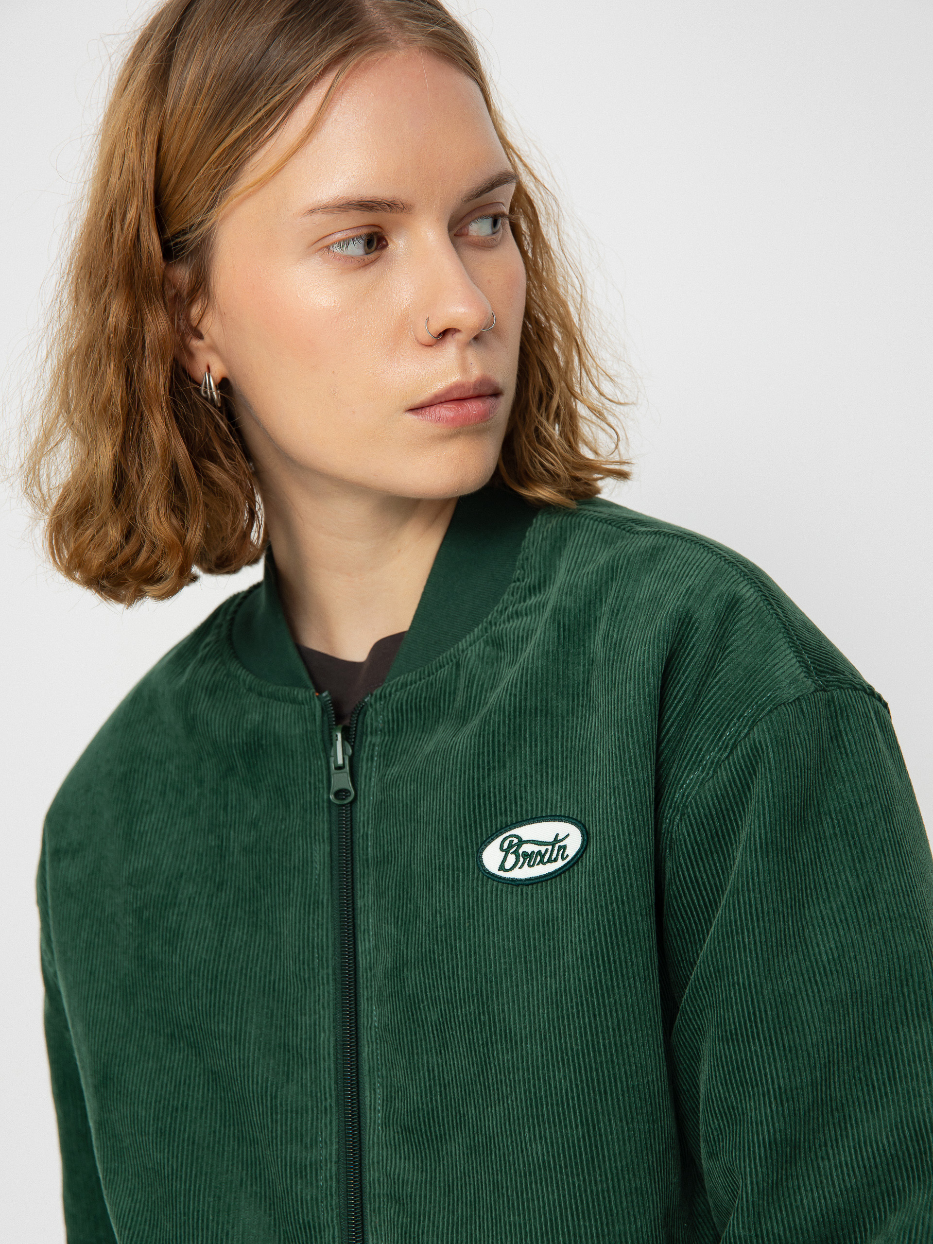 Brixton Utopia Reversible Bomber Jacket Wmn (pine needle)