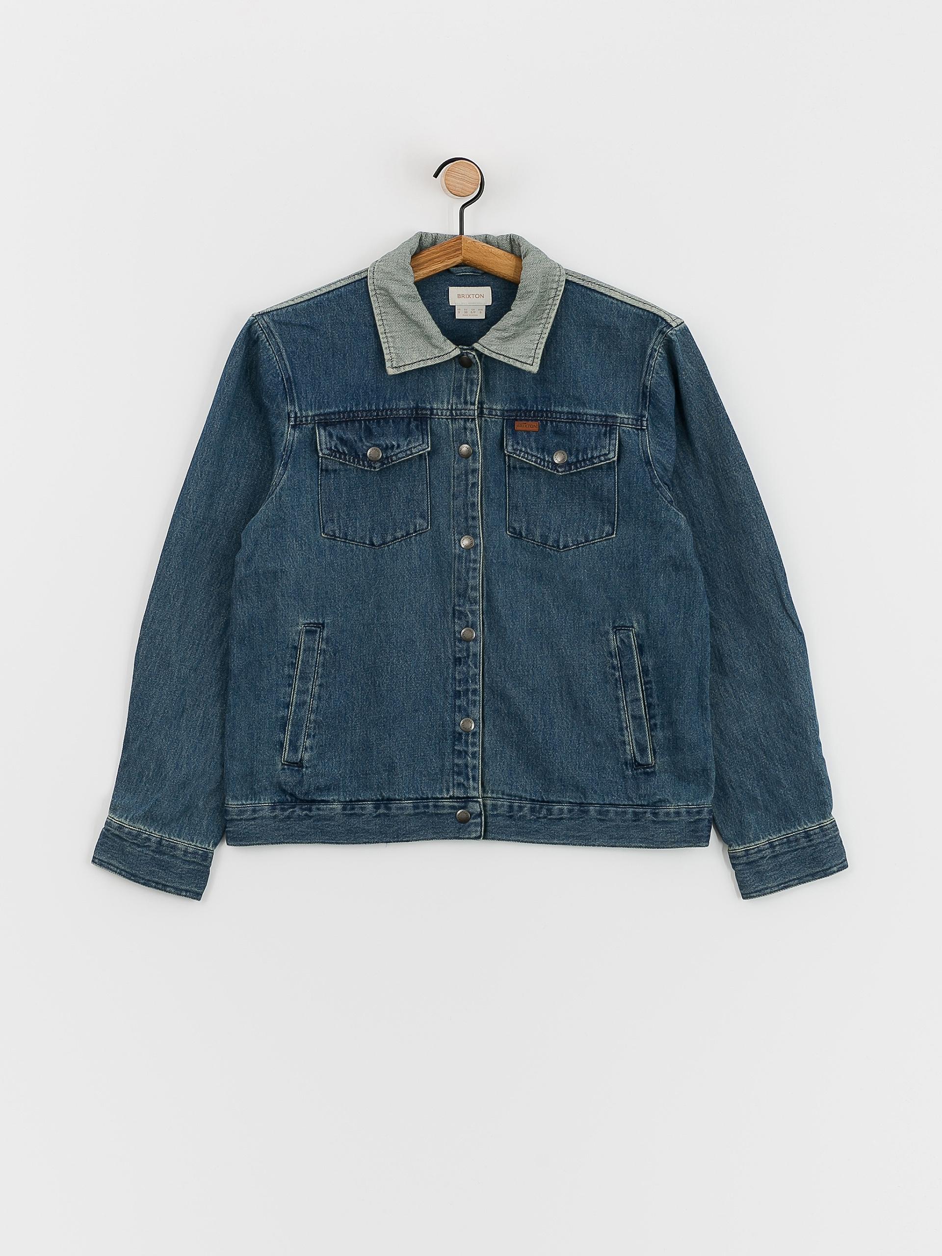 Brixton Cable Embroidered Jacke Wmn (two tone indigo)