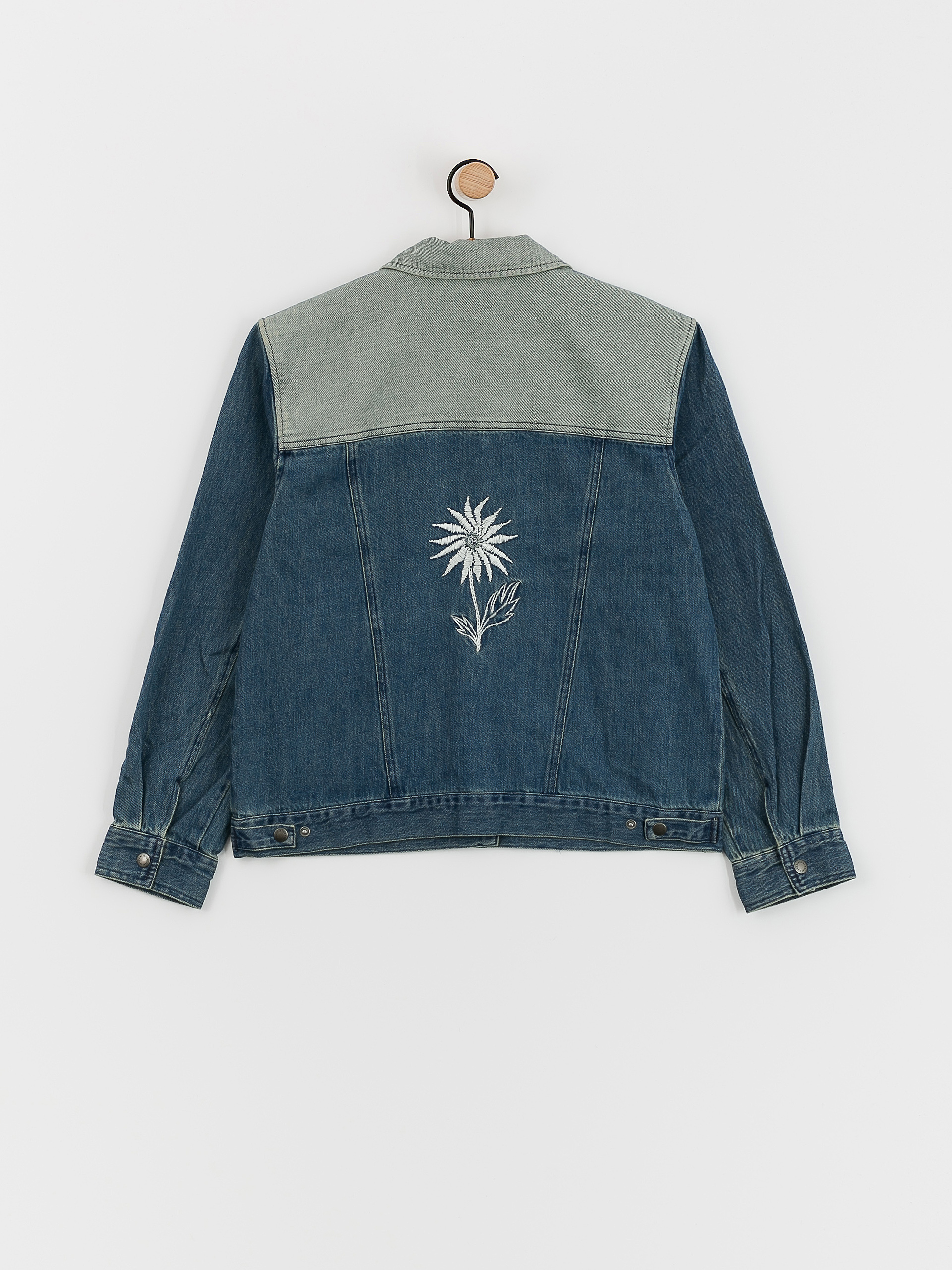 Brixton Cable Embroidered Jacket Wmn (two tone indigo)