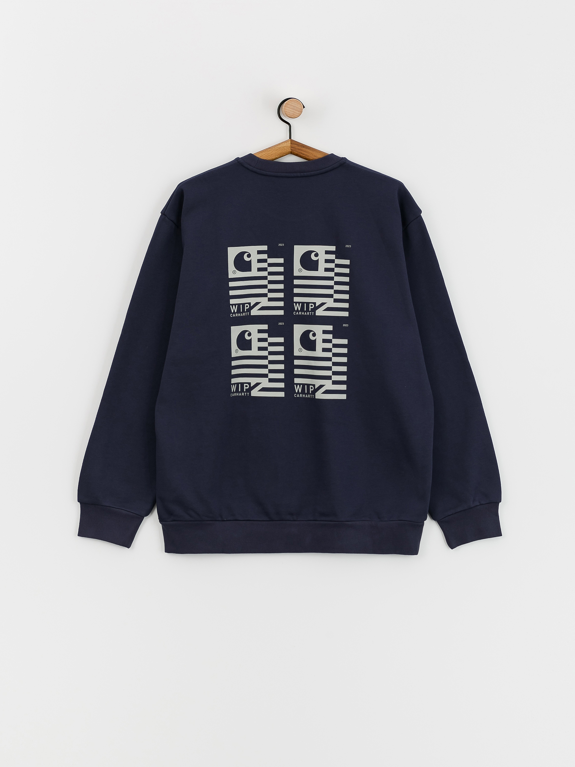 Carhartt WIP Stamp State Sweatshirt - navy blue (blue/grey)