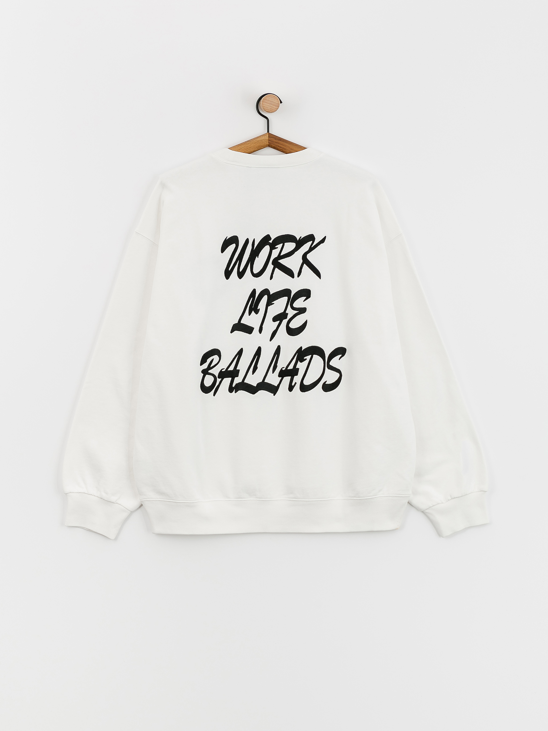 Carhartt WIP Work Varsity Sweatshirt - white (white/black)
