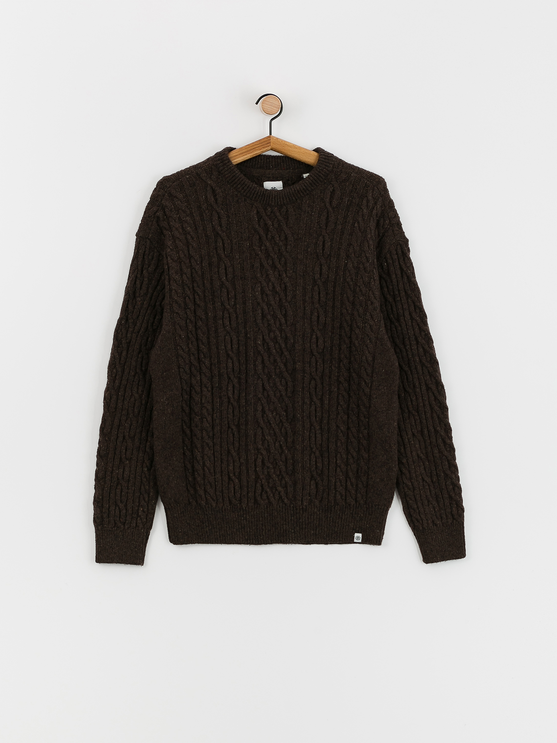 Element Woollye Sweater brown chestnut