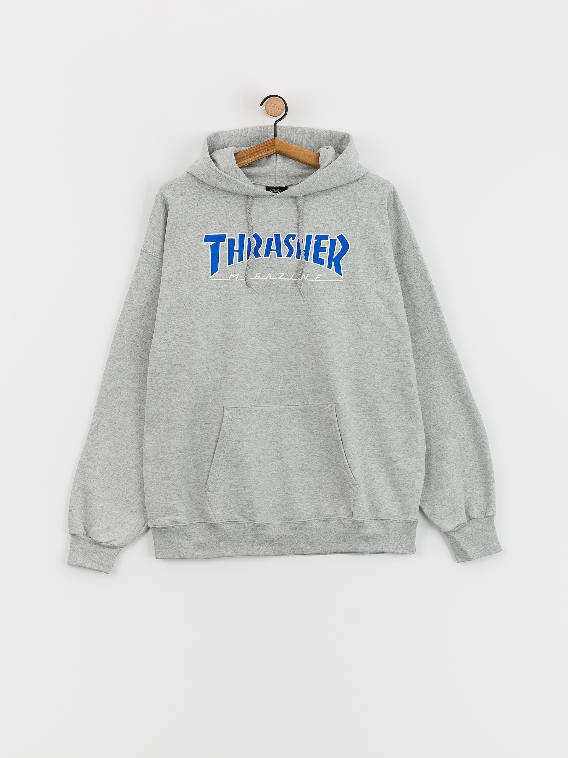 Thrasher Outlined HD Hoodie (lt.steel/blue)