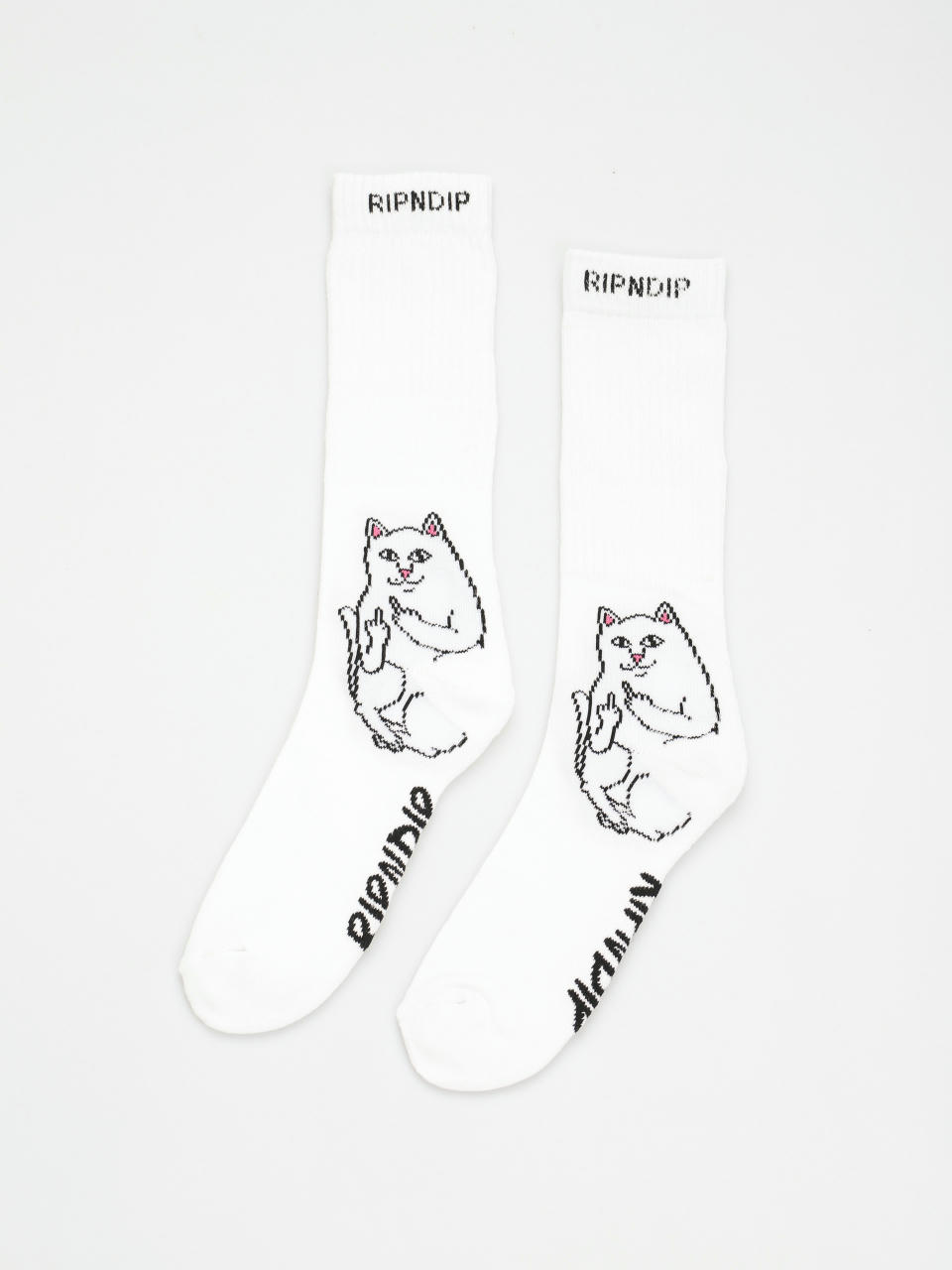 RipNDip Lord Nermal Socks (white)