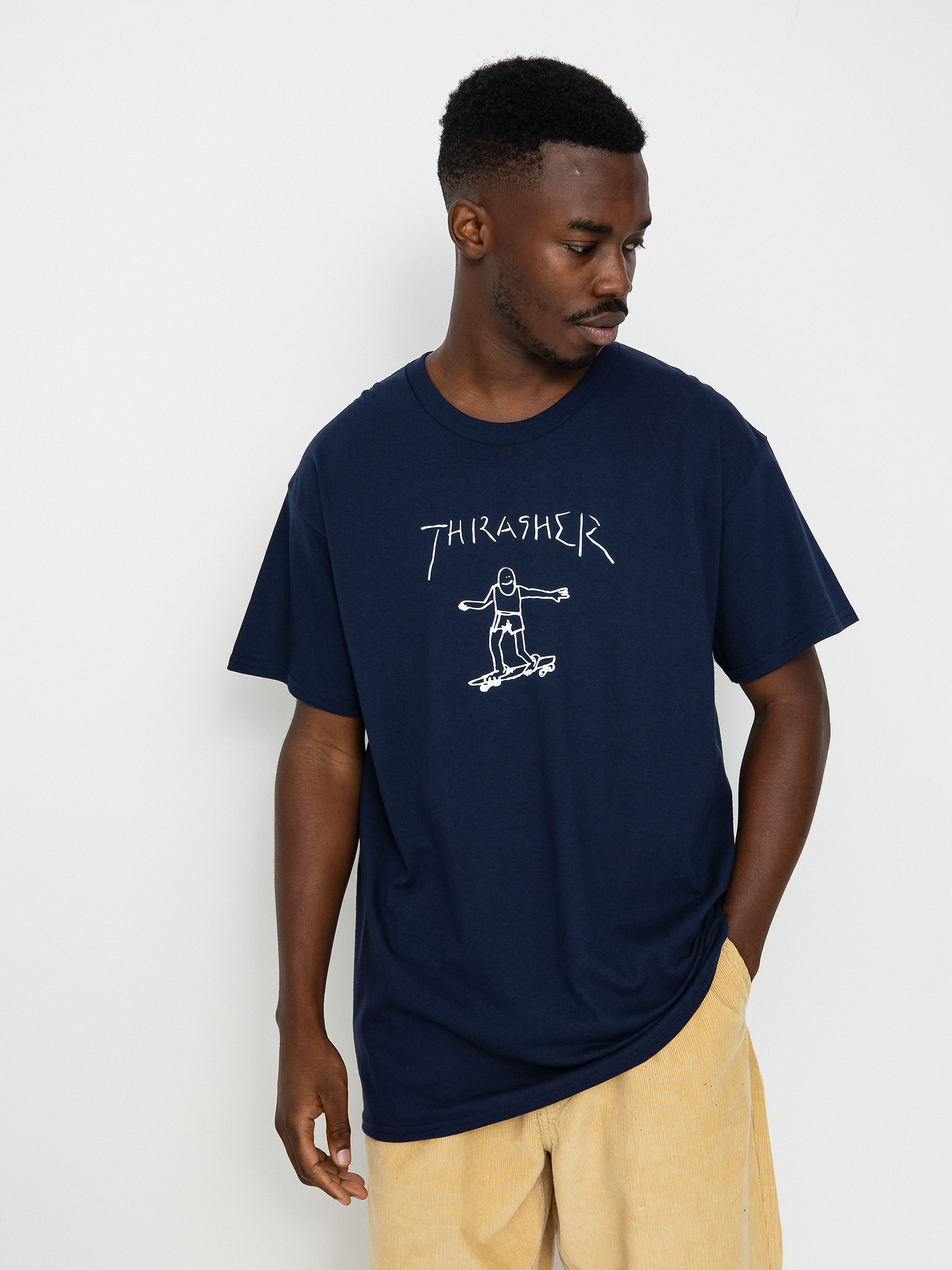 navy thrasher shirt