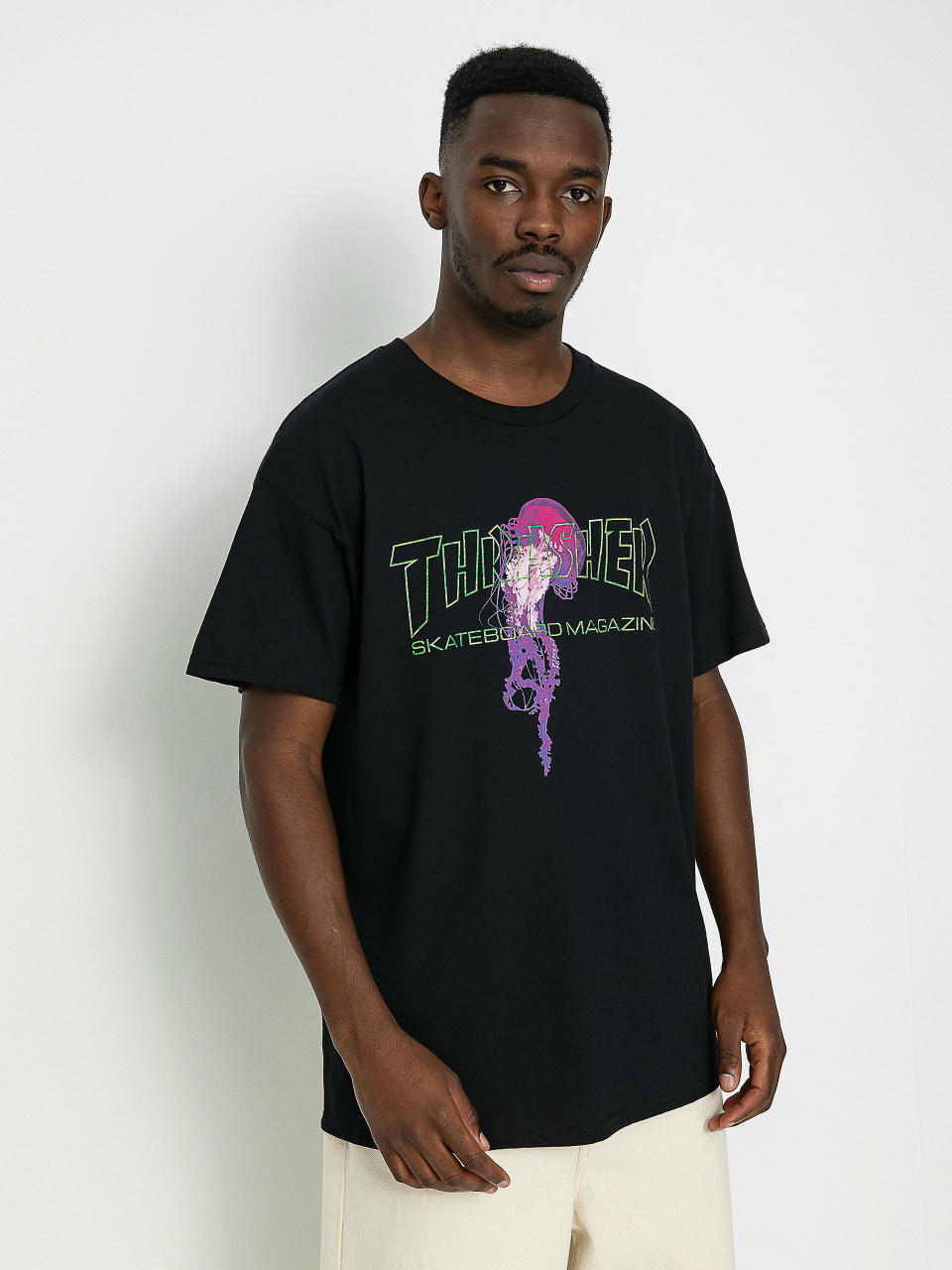 Thrasher Atlantic Drift T-Shirt (black)