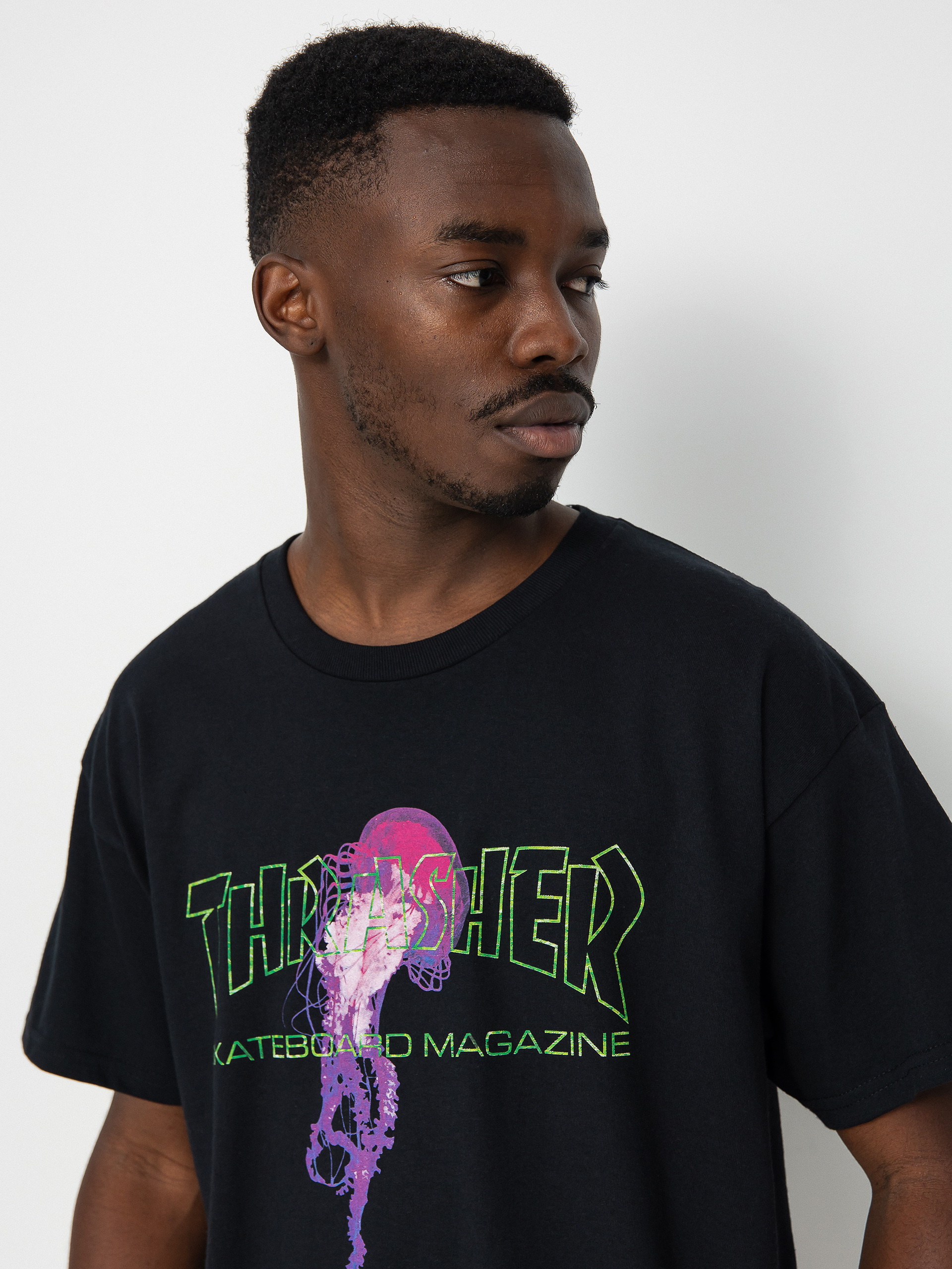 Thrasher Atlantic Drift T-shirt (black)