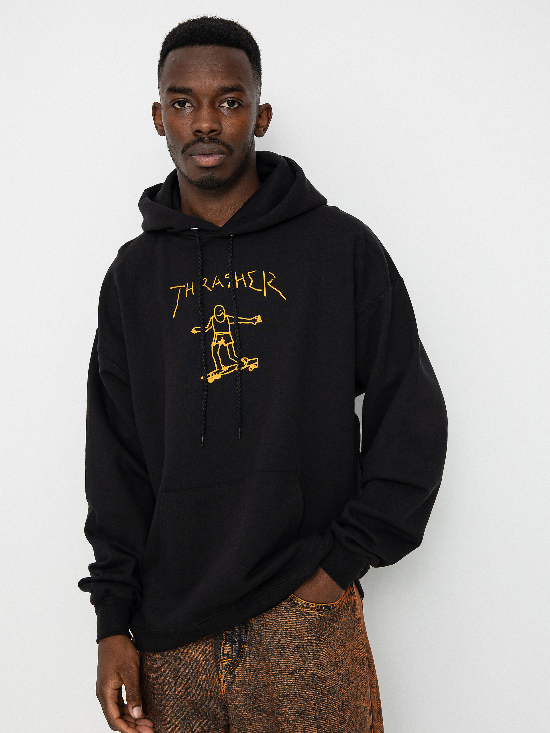 Thrasher Gonz HD Hoodie (black/orange)