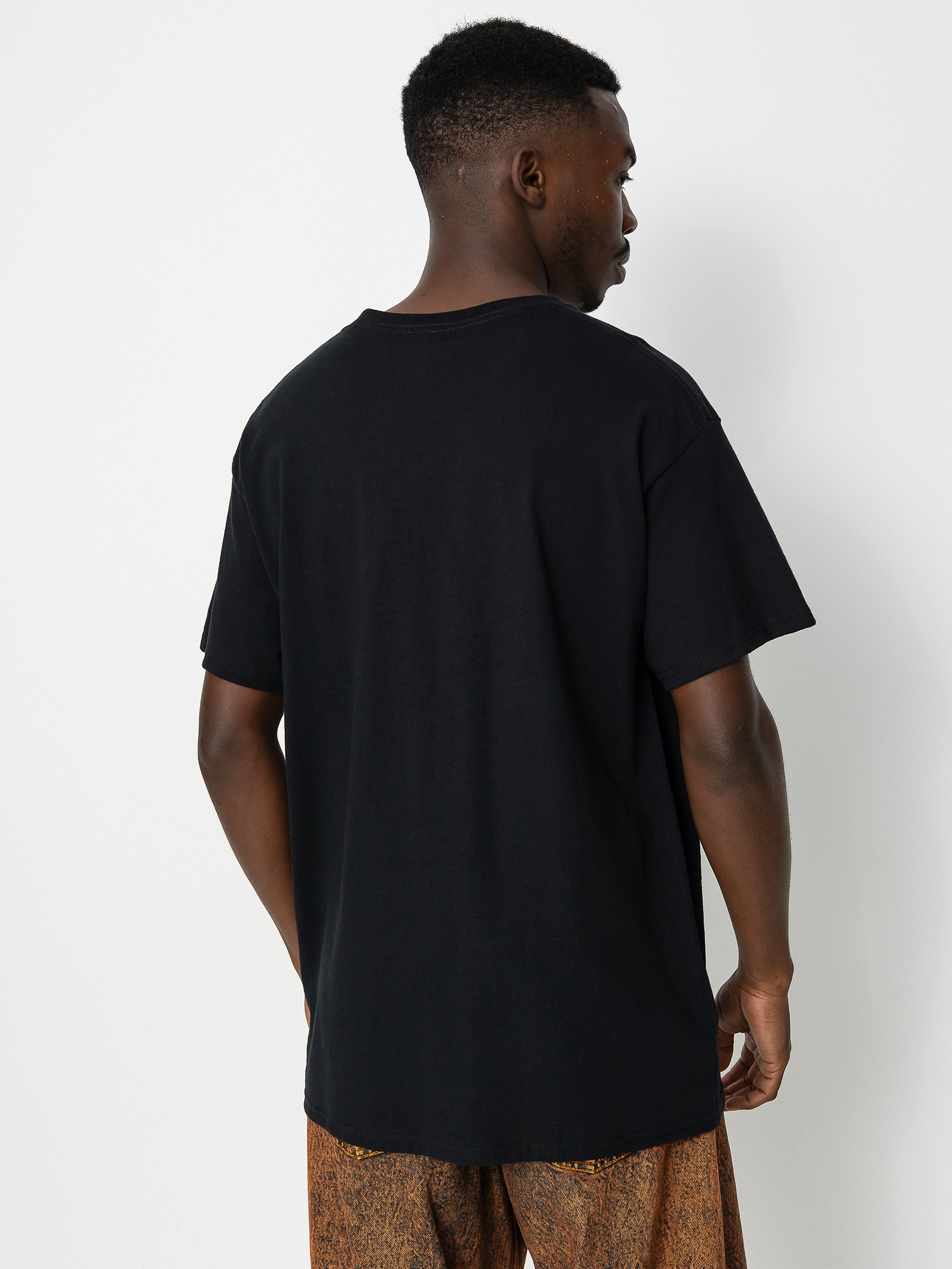 Thrasher Double Flame Neon T-shirt (black)