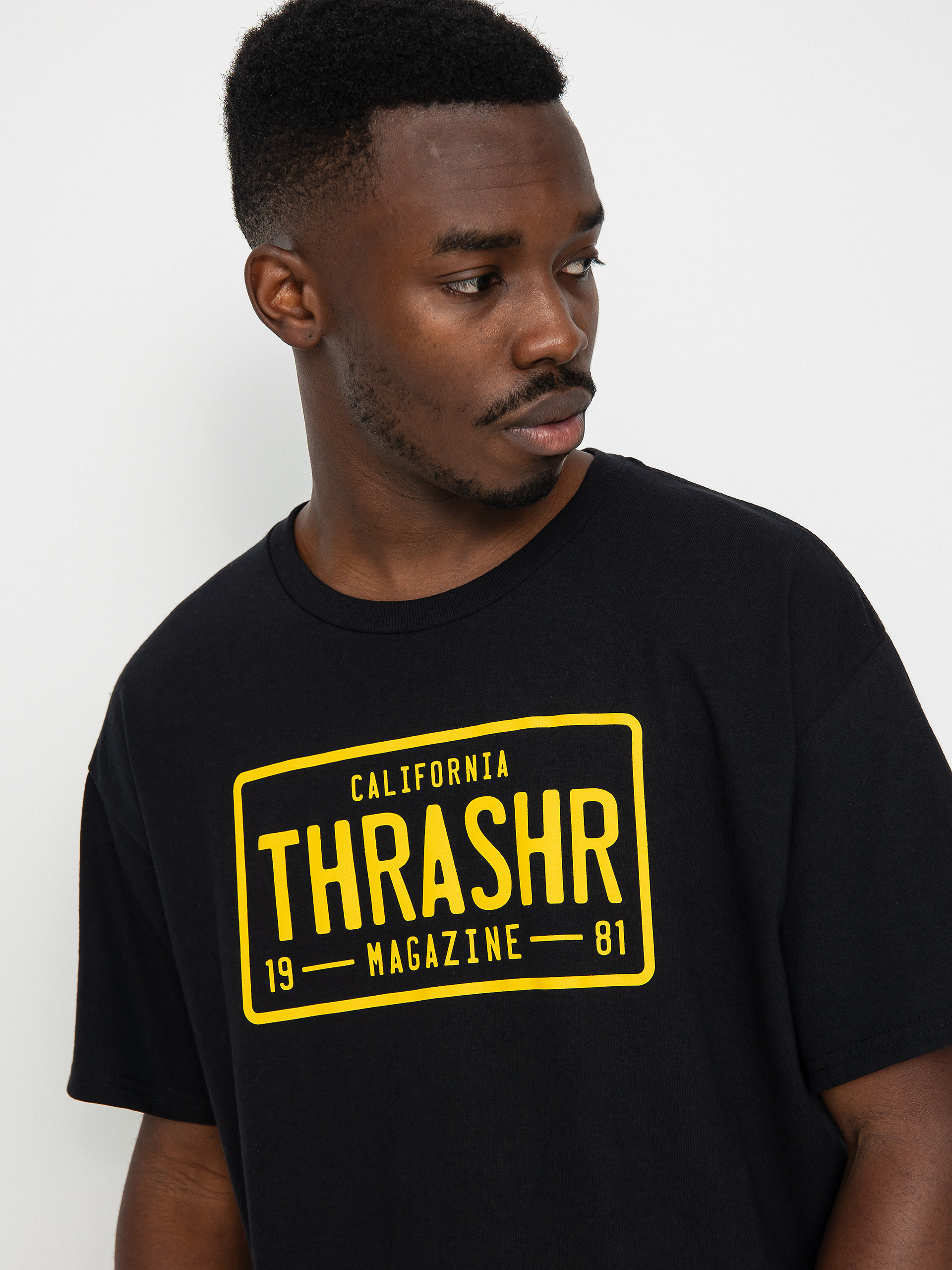 Thrasher License Plate T-shirt (black)