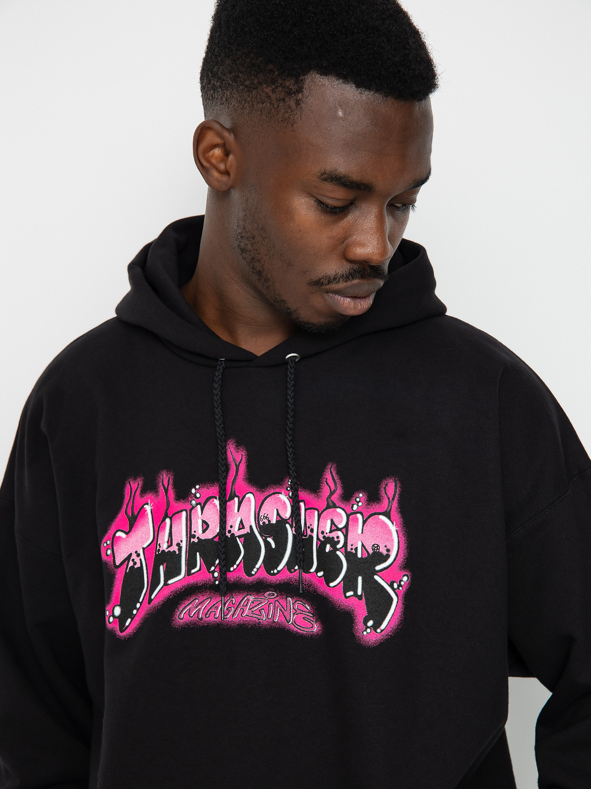 Thrasher Airbrush HD Hoodie (black)